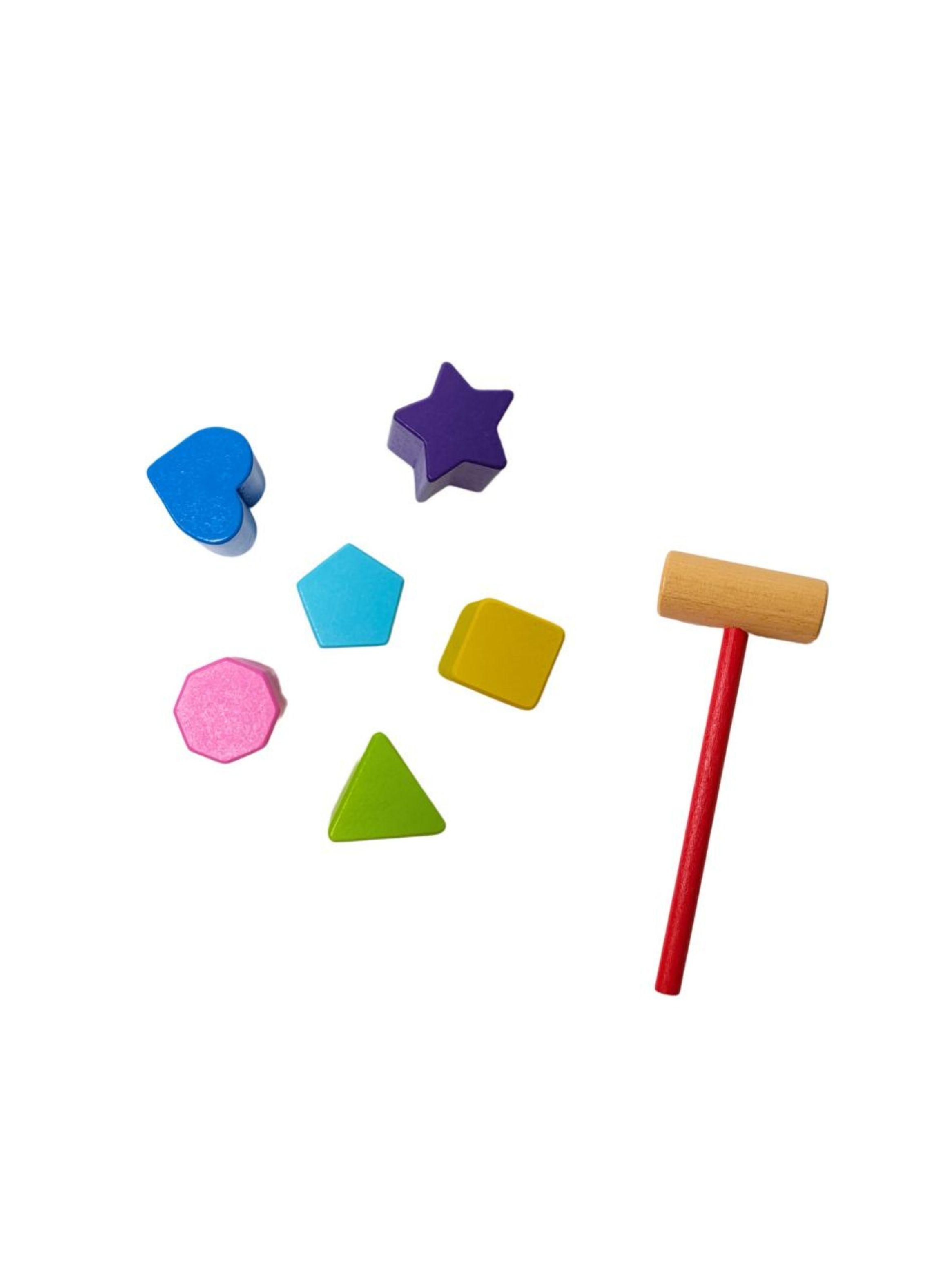 Juguete de Encaje Martillo De Figuras Geométricas-2
