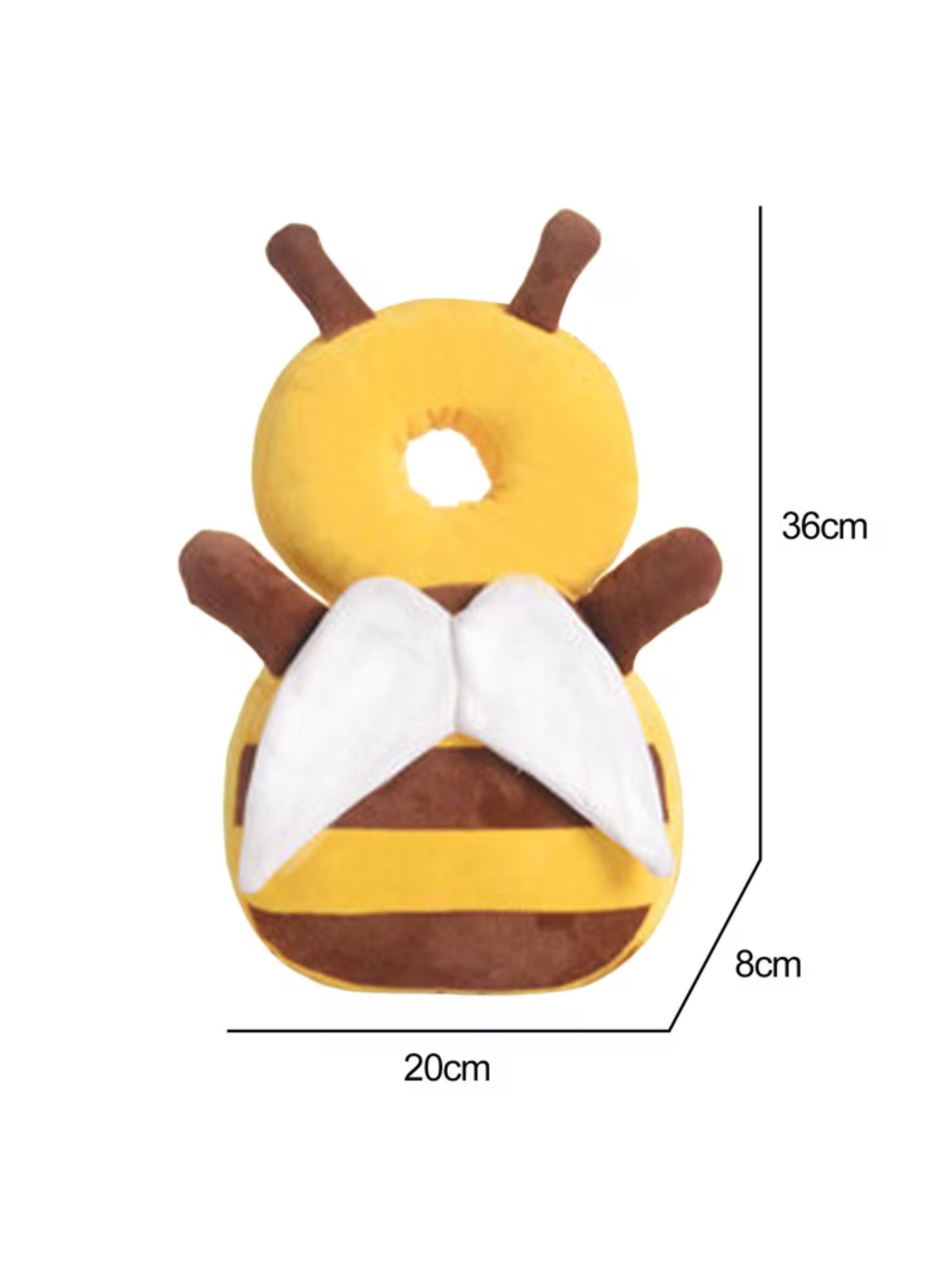 Mochila Cojin Protector Cabeza Bebe Anticaidas Abeja-1