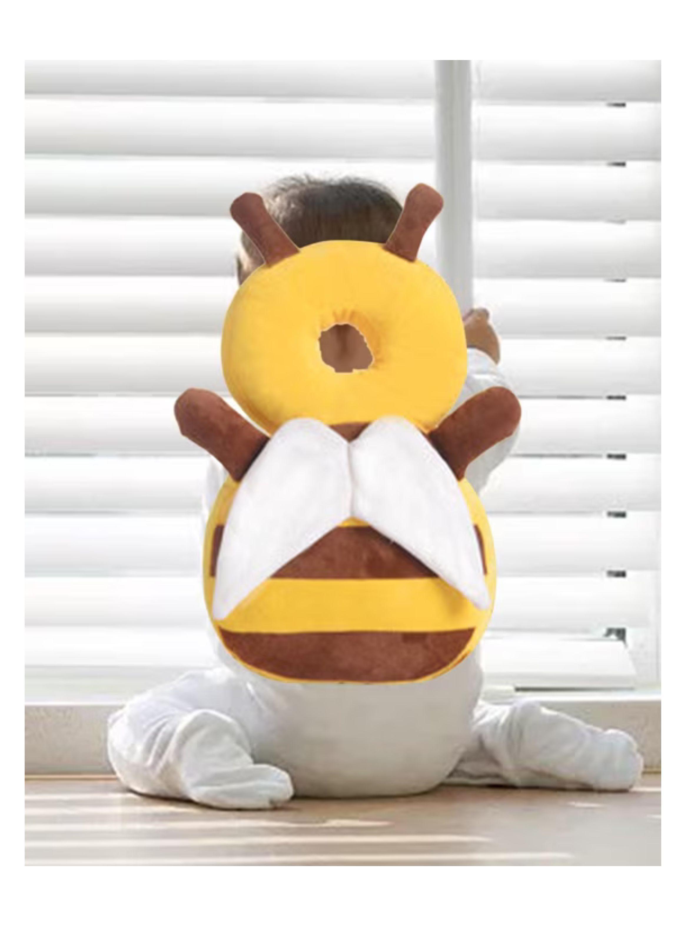 Mochila Cojin Protector Cabeza Bebe Anticaidas Abeja-3