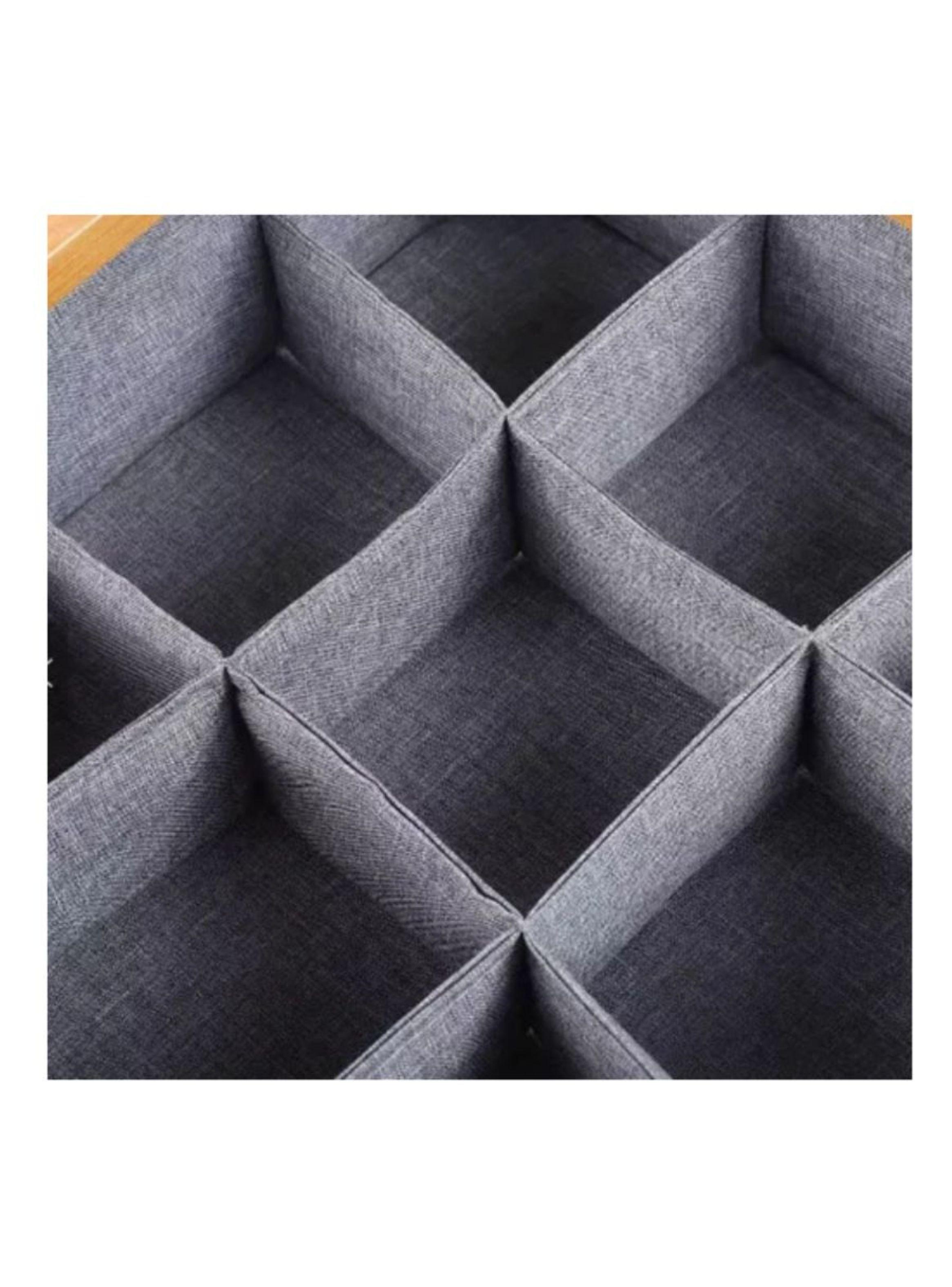 Cesta Organizadora 9 Espacios Gris-3