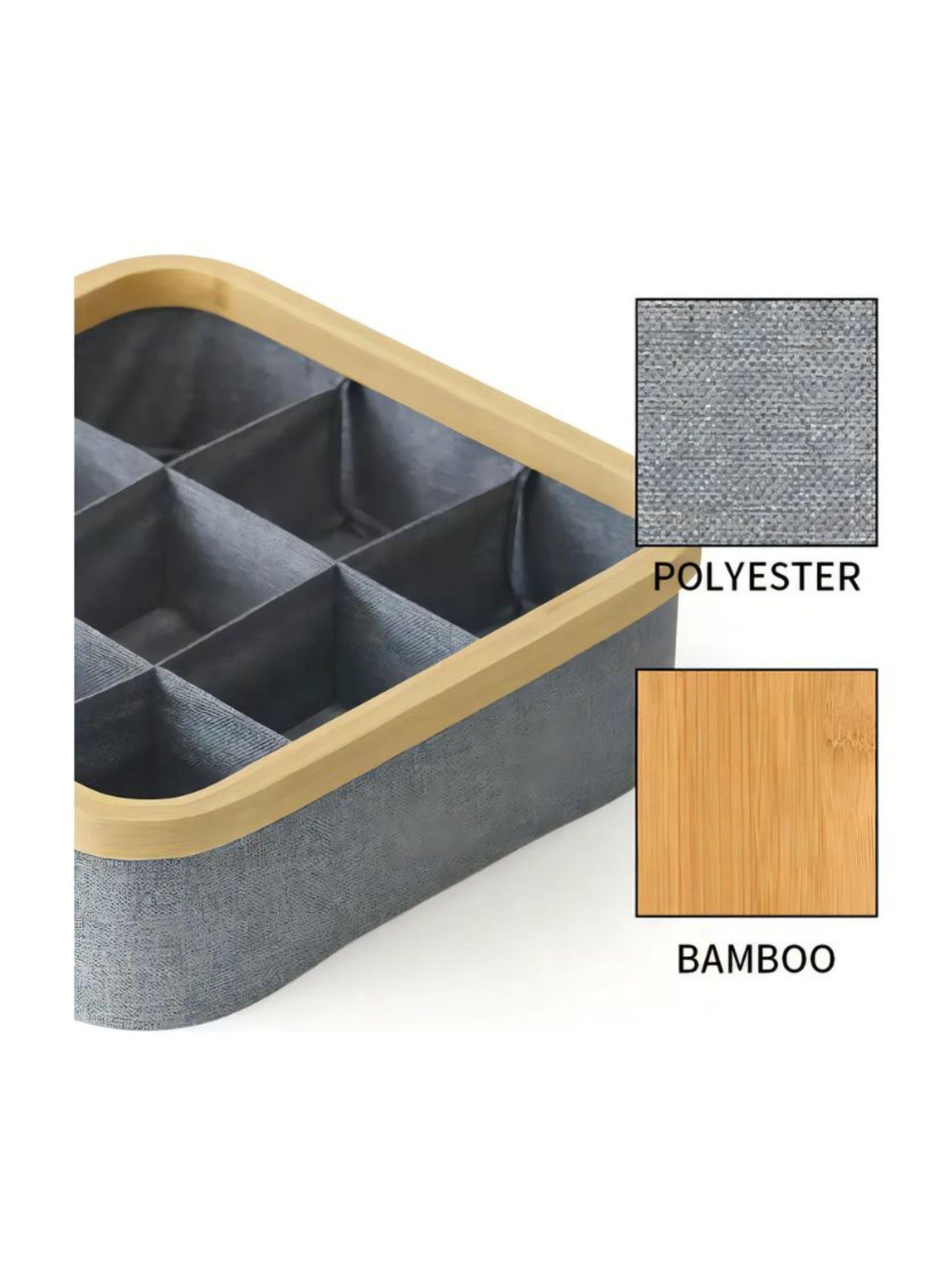 Cesta Organizadora 9 Espacios Gris-4