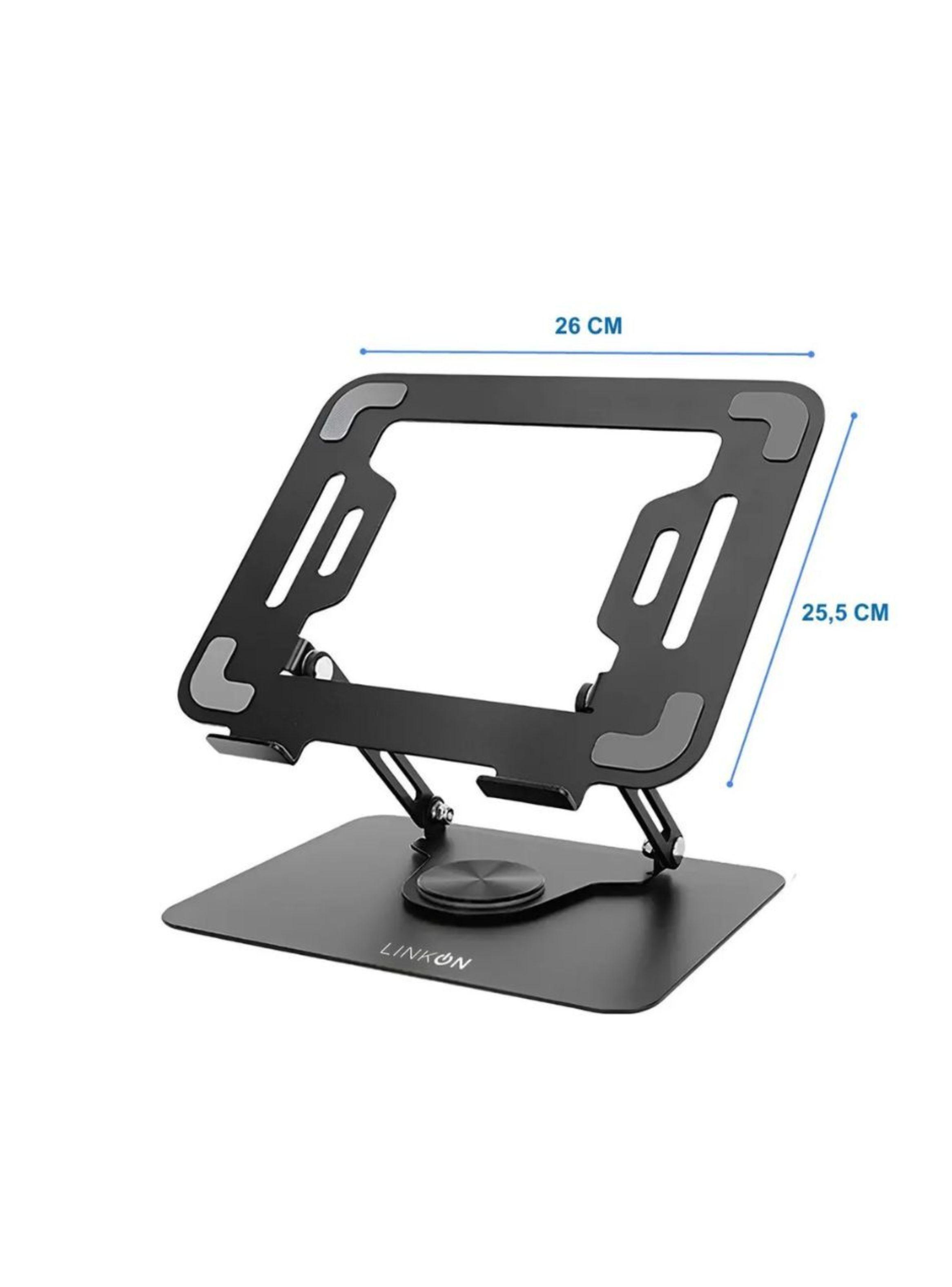 Soporte Base Aluminio Para Notebook Giro 360º-2