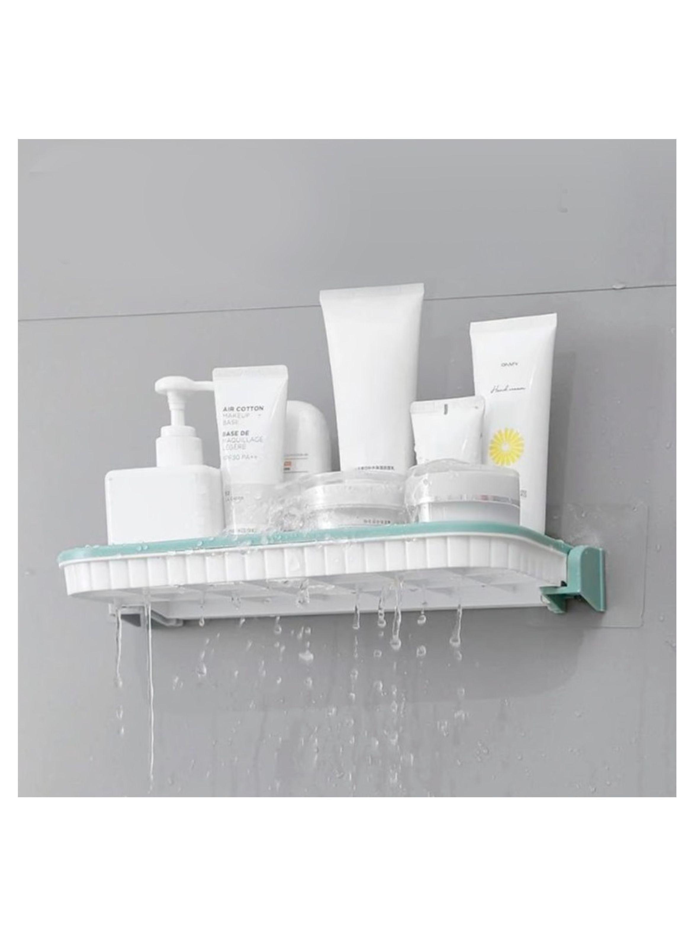 Repisa Estante De Baño Plegable De Pared Cocina Toallero-2