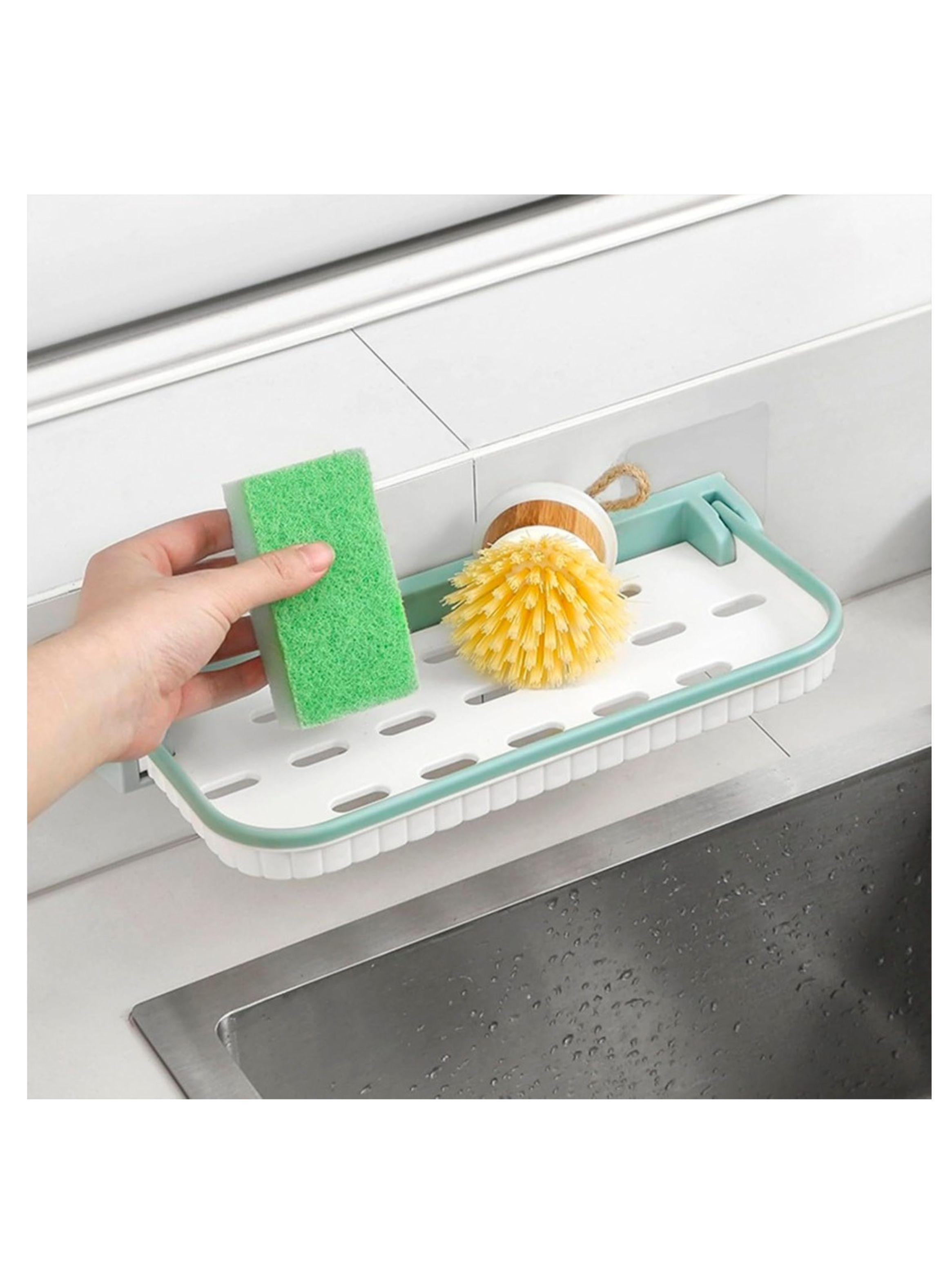 Repisa Estante De Baño Plegable De Pared Cocina Toallero-5