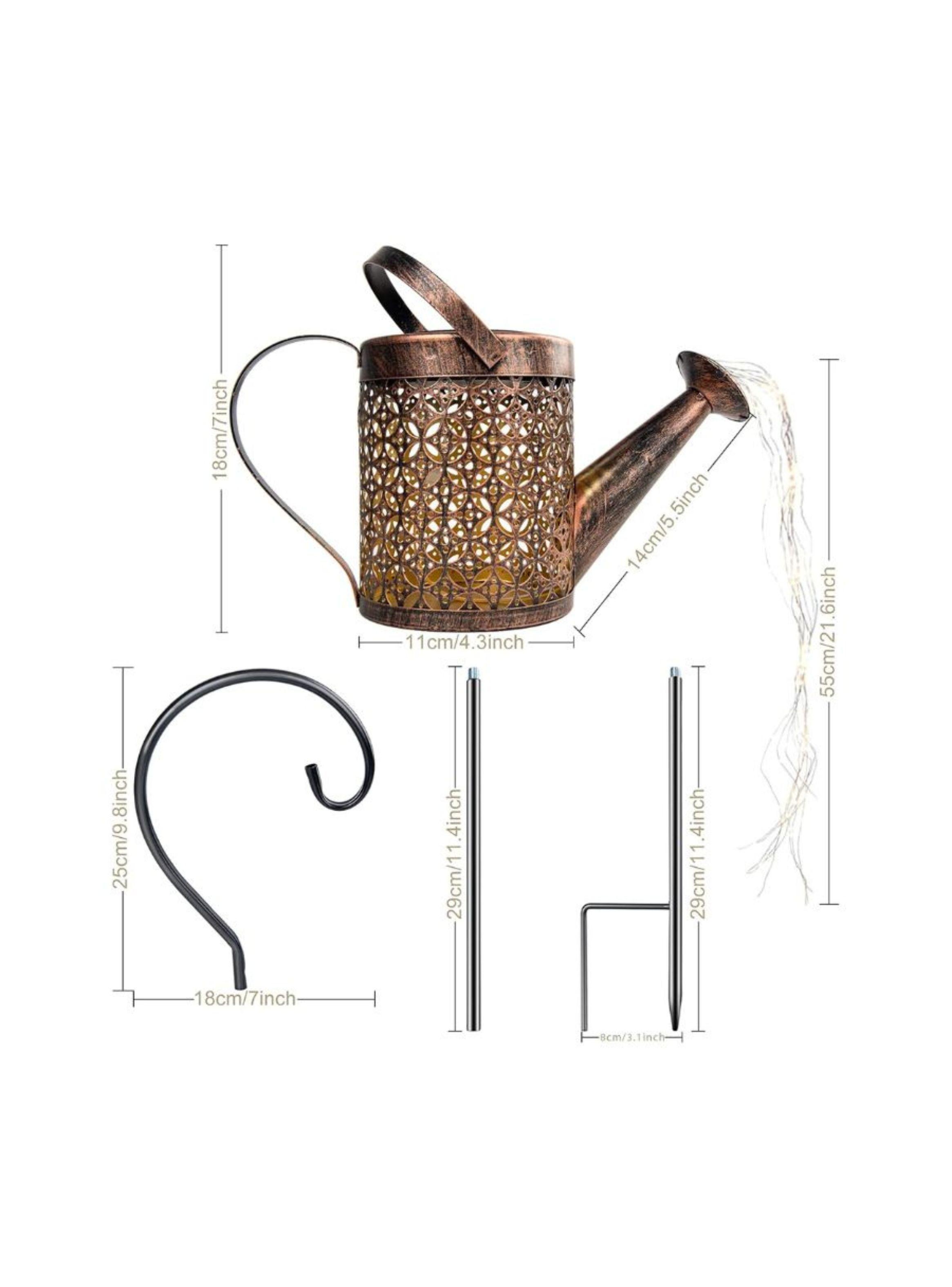 Lampara Solar De Exterior Decorativa Retro De Metal-2