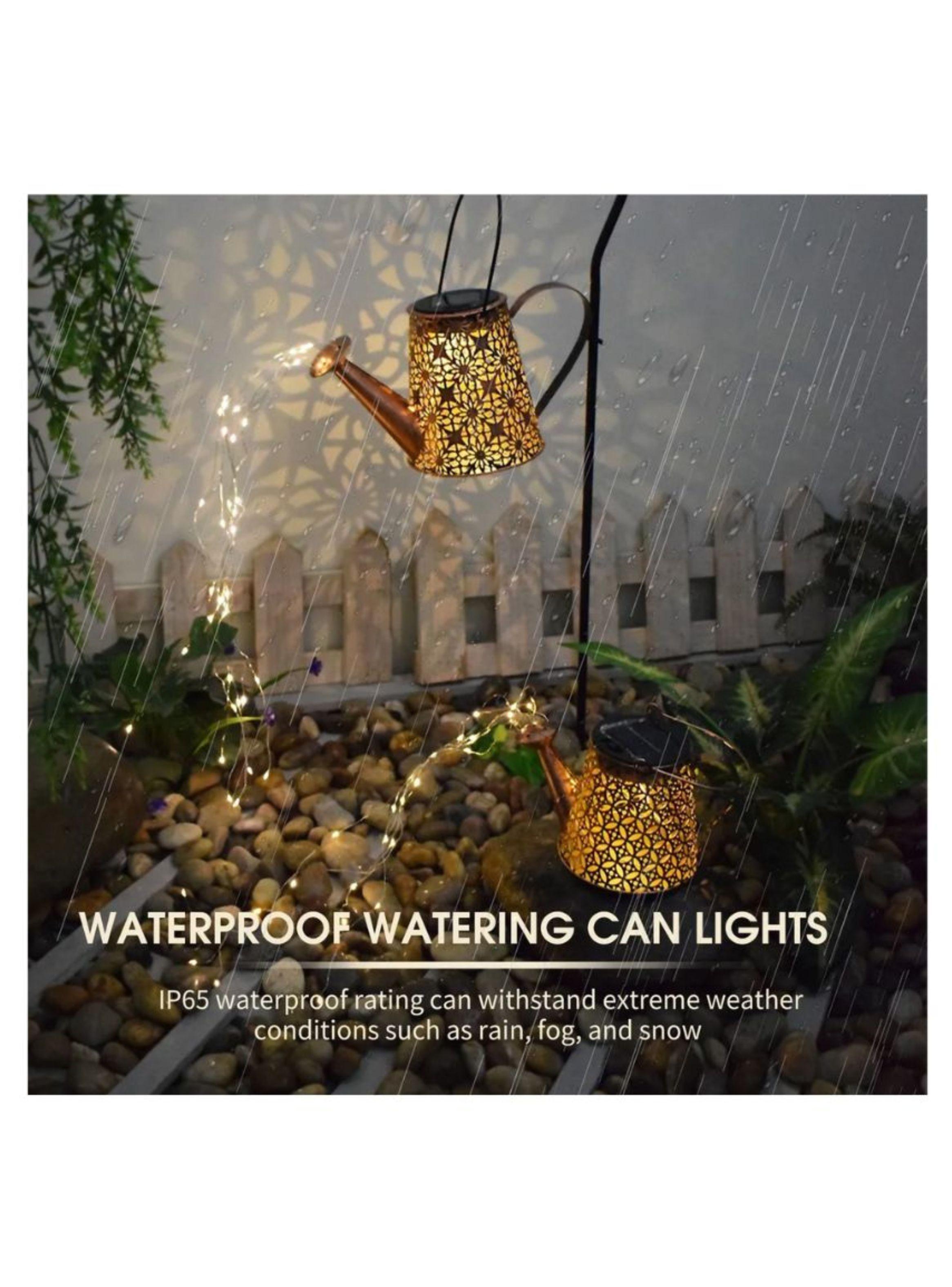 Lampara Solar De Exterior Decorativa Retro De Metal-5