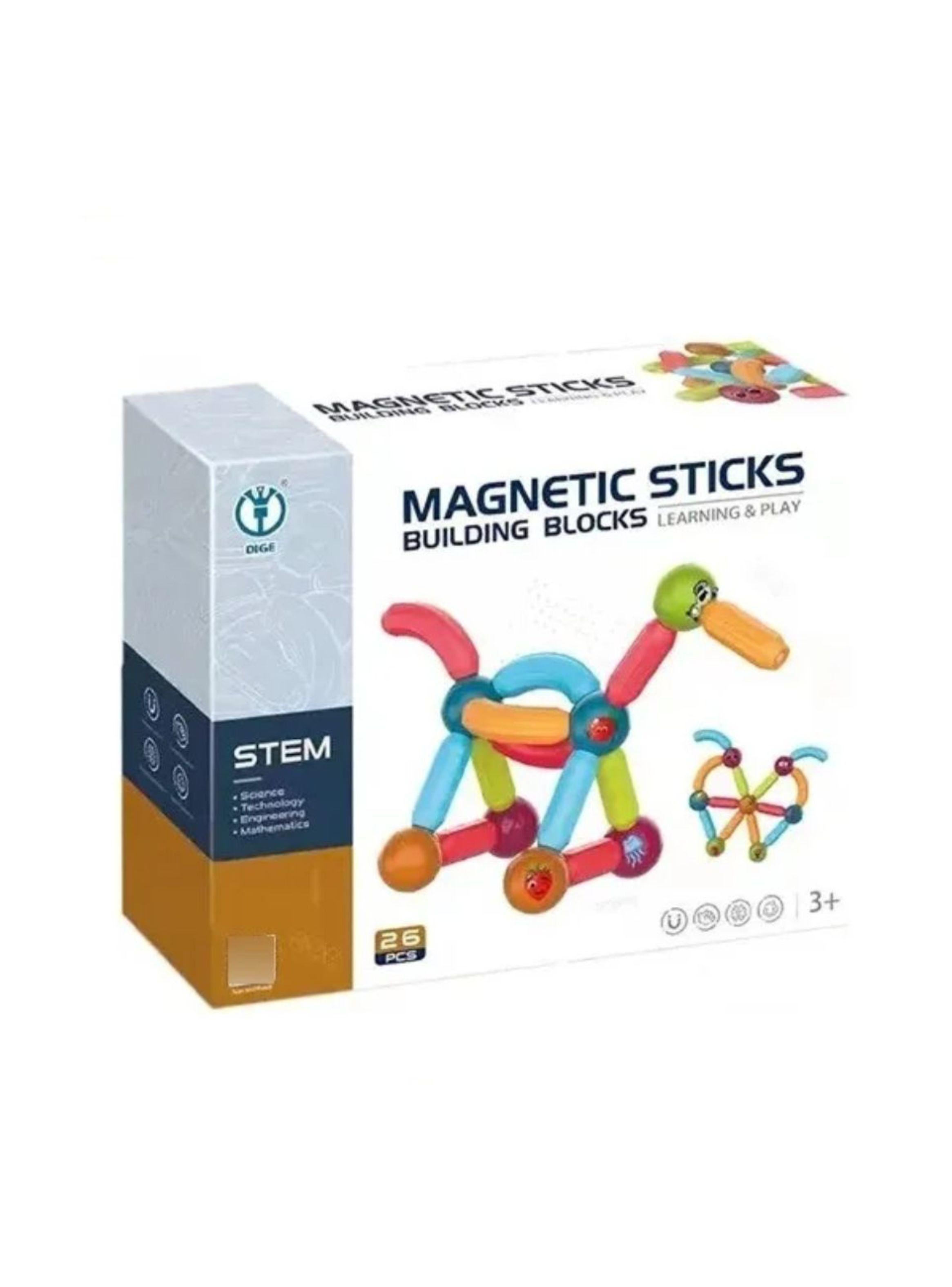 Juego Bloques Magnético Sticks 26 Piezas-2