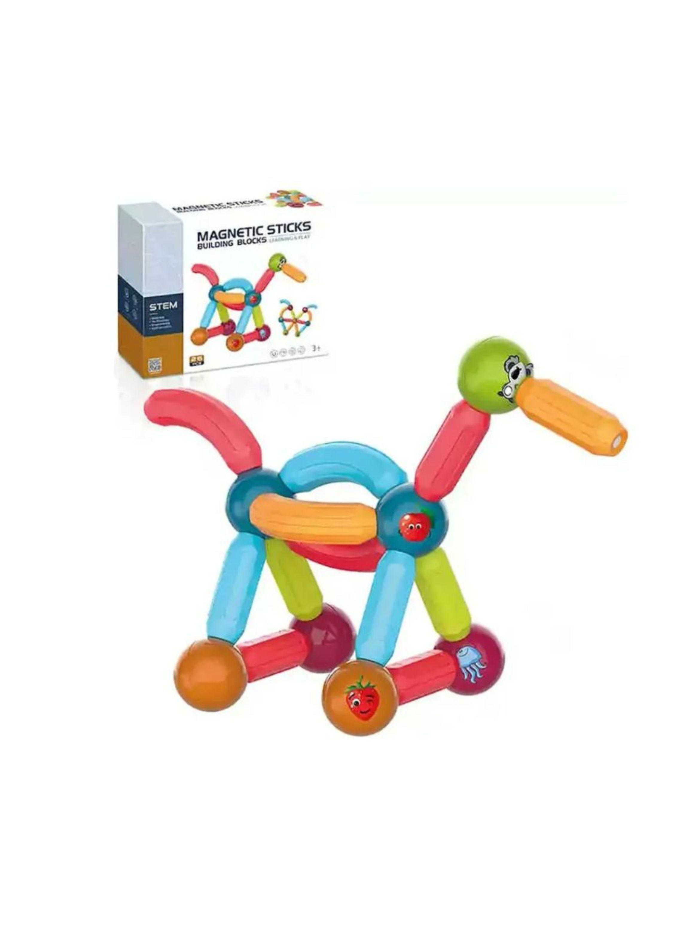 Juego Bloques Magnético Sticks 26 Piezas-3