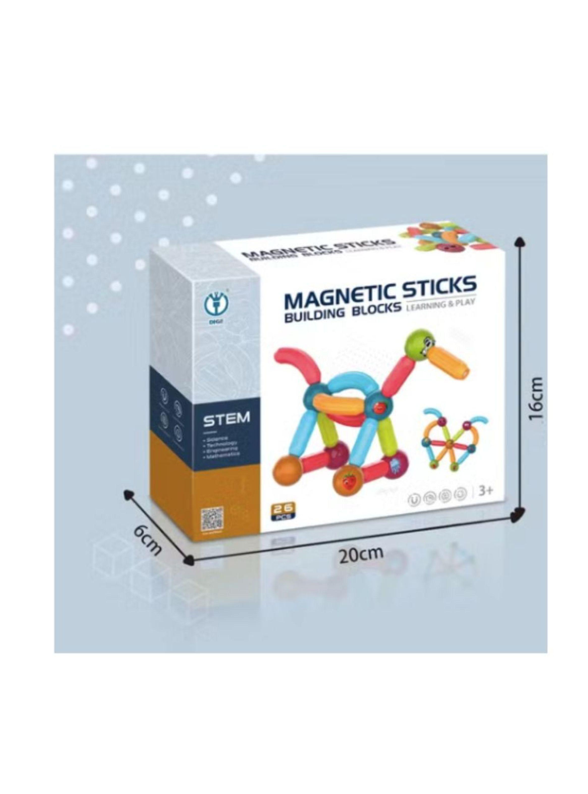 Juego Bloques Magnético Sticks 26 Piezas-4
