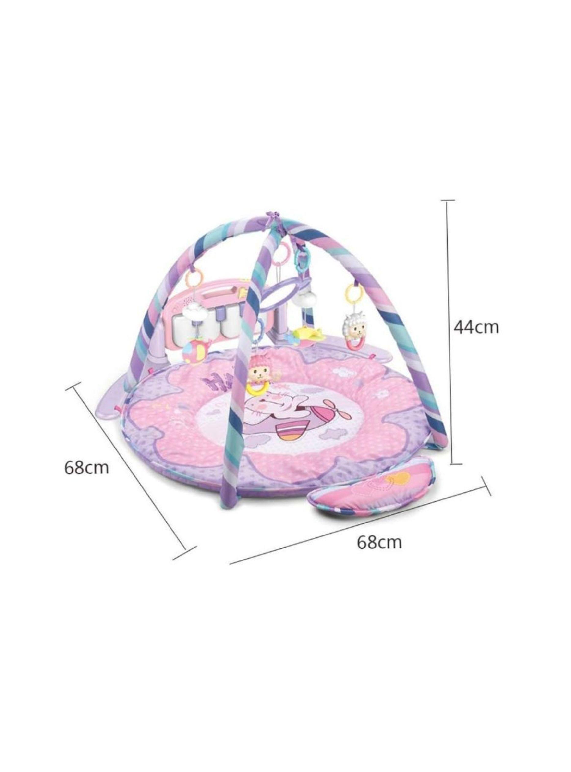 Gimnasio Alfombra Multi Sensorial Interactiva Rosada-3