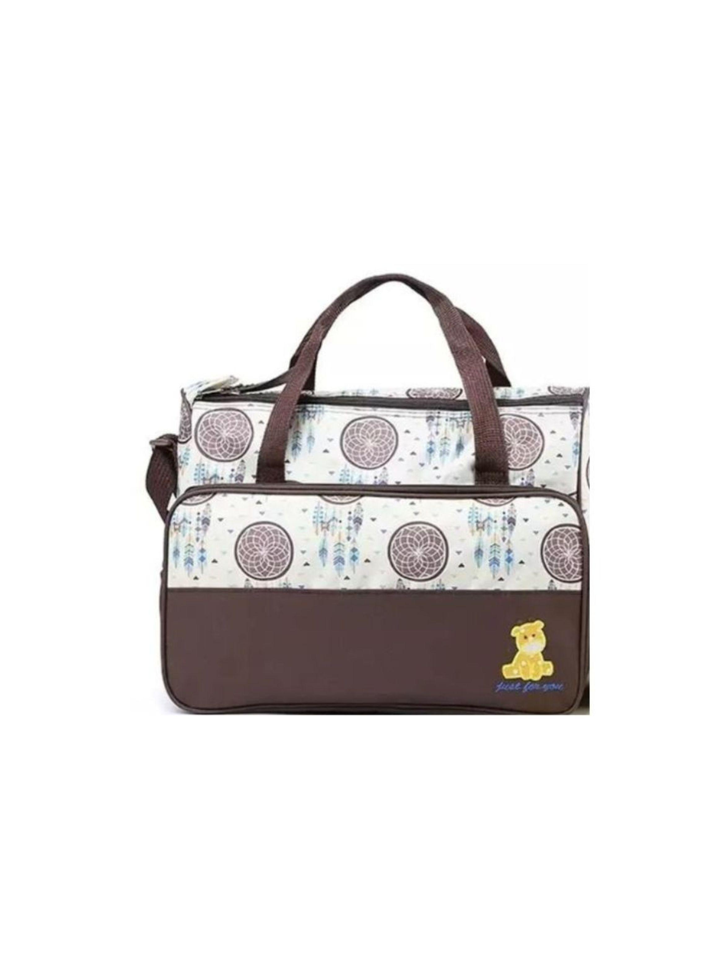 Bolso Maternal 5 Piezas Pañalera Mudador Bebes-0