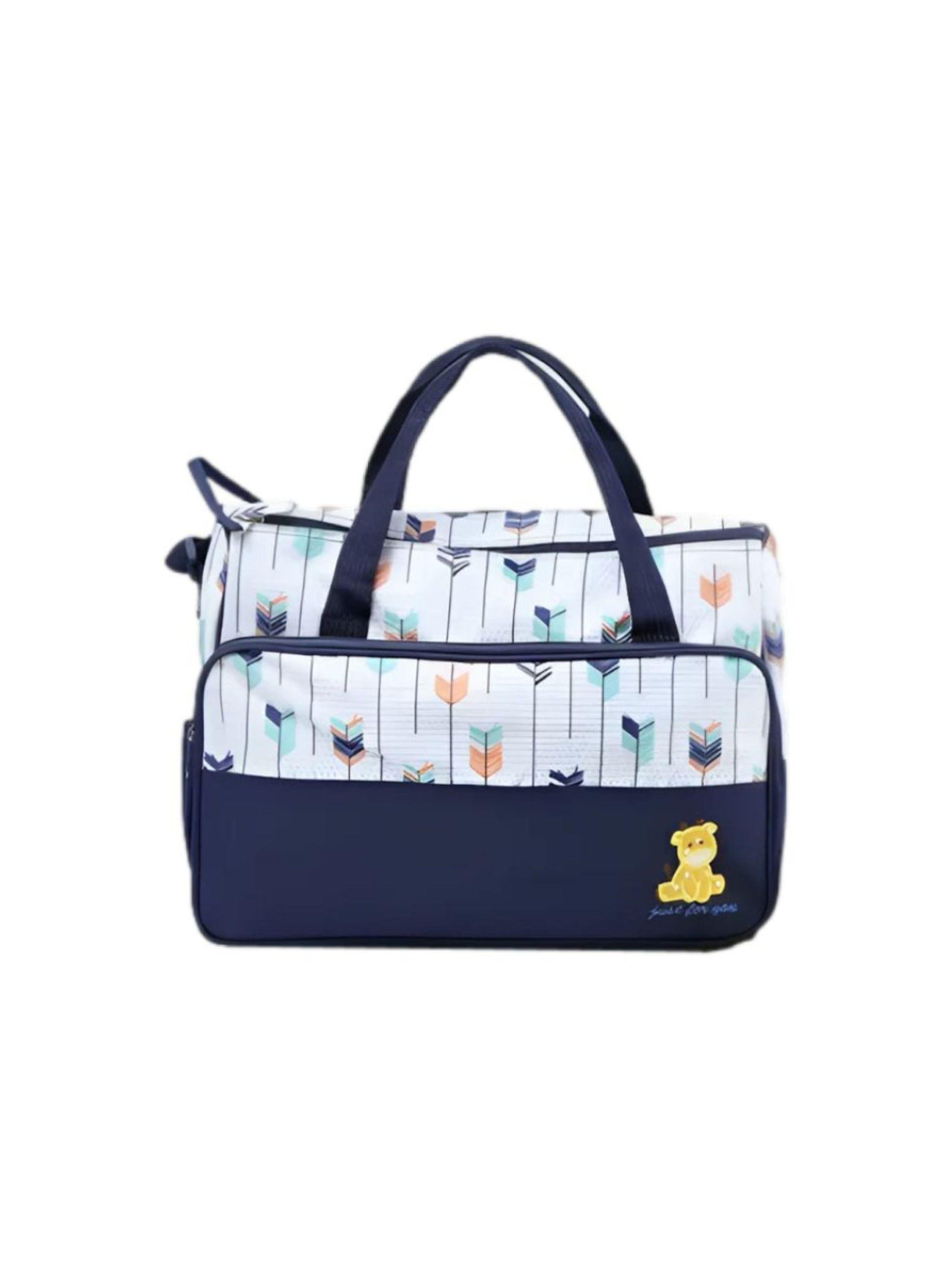 Bolso Maternal 5 Piezas Pañalera Mudador Bebes-0
