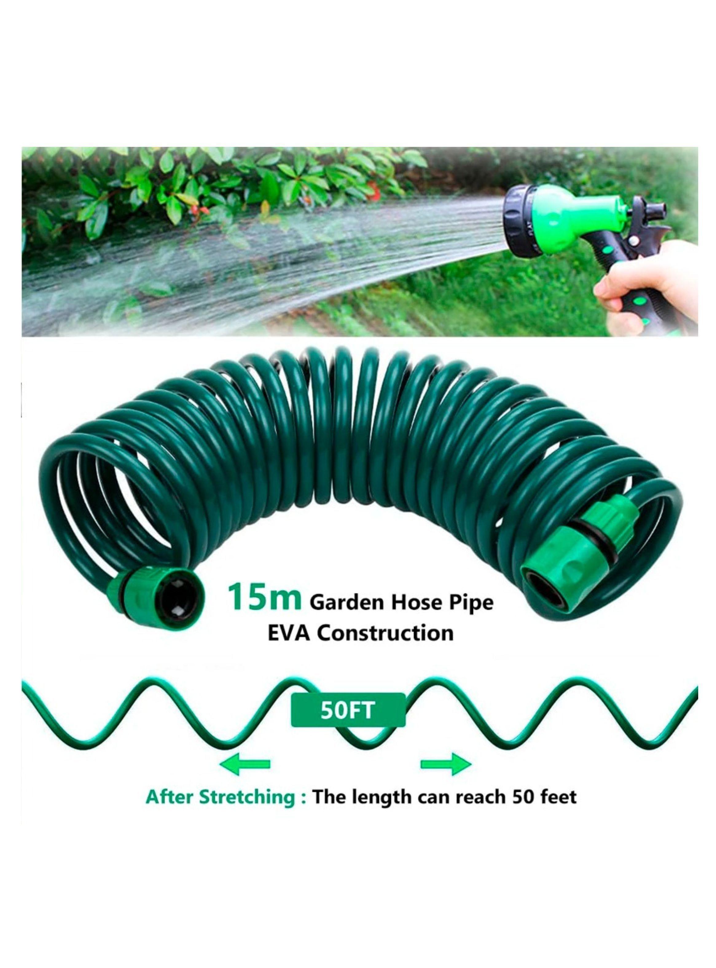 Manguera De jardín Flexible Resistente Versátil 15 Metros-3