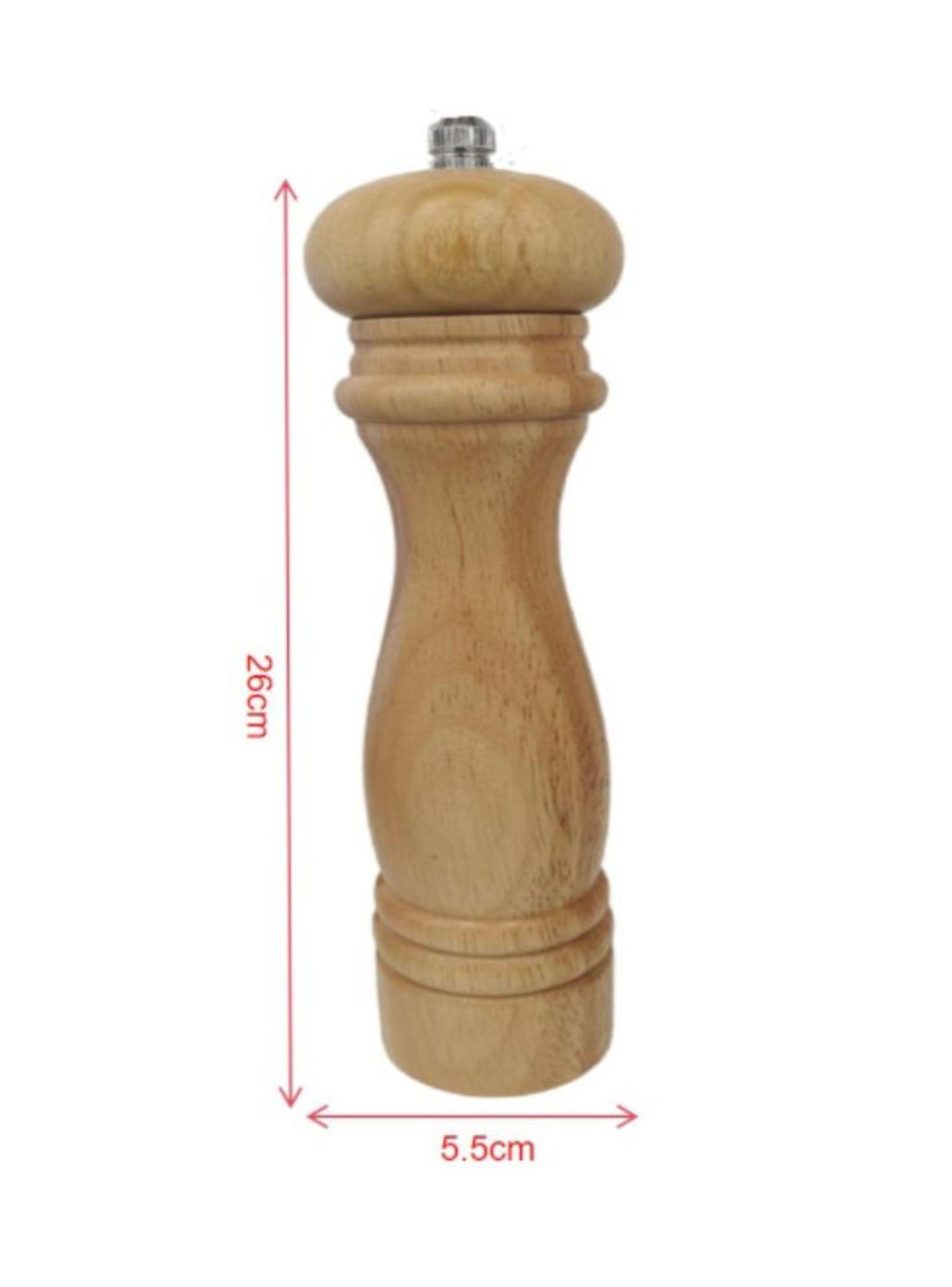 Molinillo de Madera Condimentero Sal y Pimienta 26cm-2