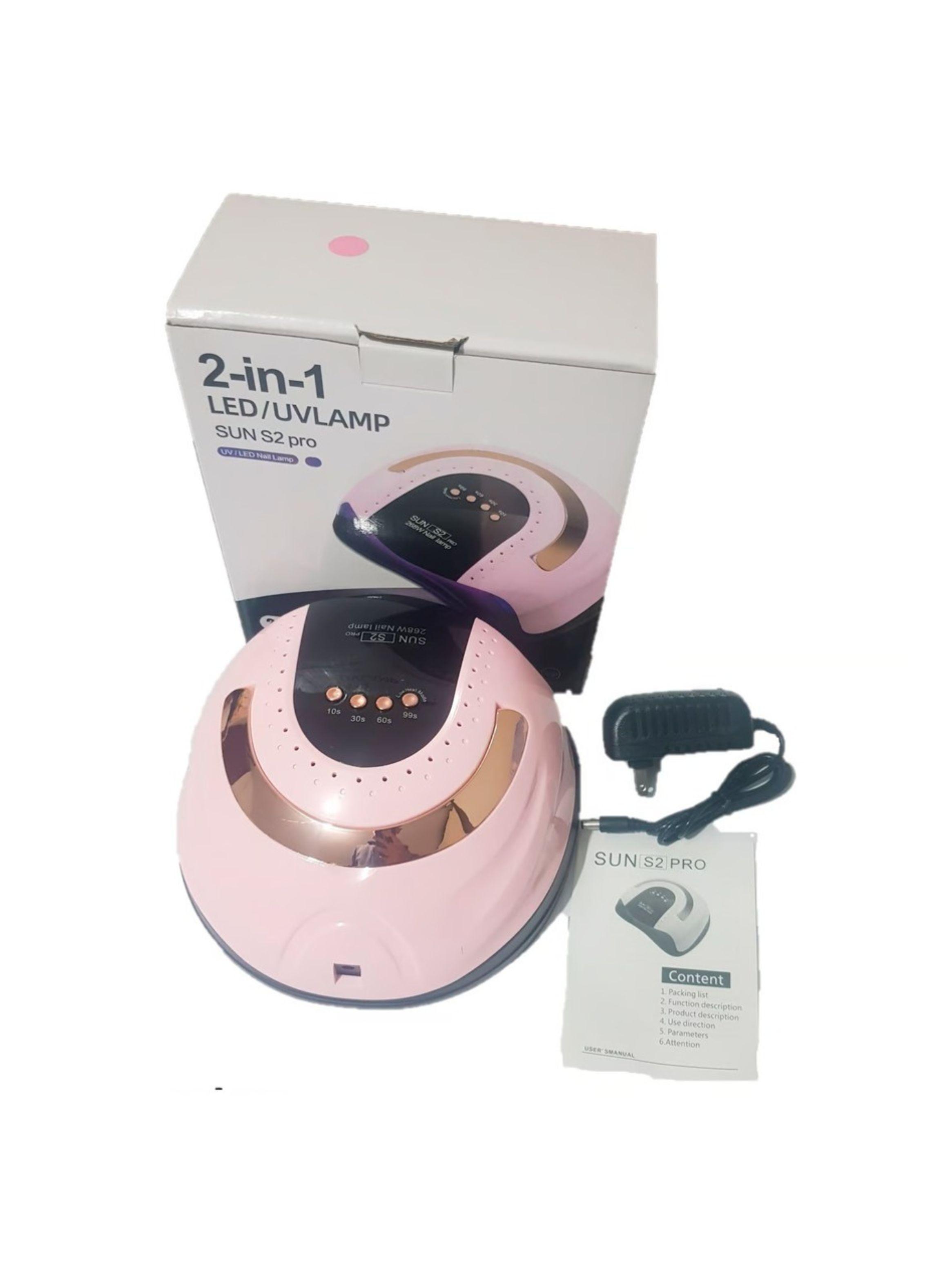 Lámpara De Uñas UV LED LKE 268W Con Sensor y Temporizador Color Rosa-1