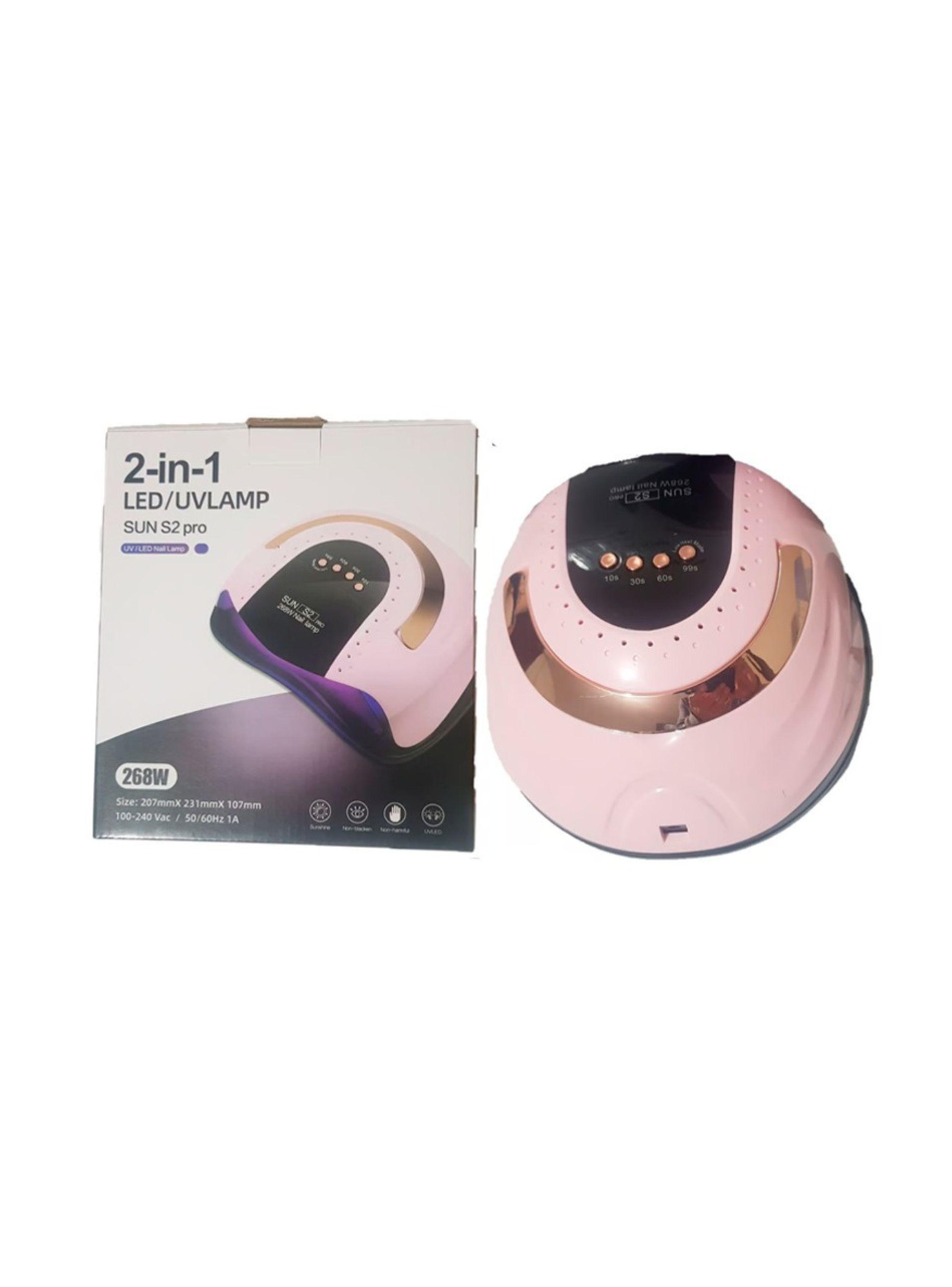 Lámpara De Uñas UV LED LKE 268W Con Sensor y Temporizador Color Rosa-2
