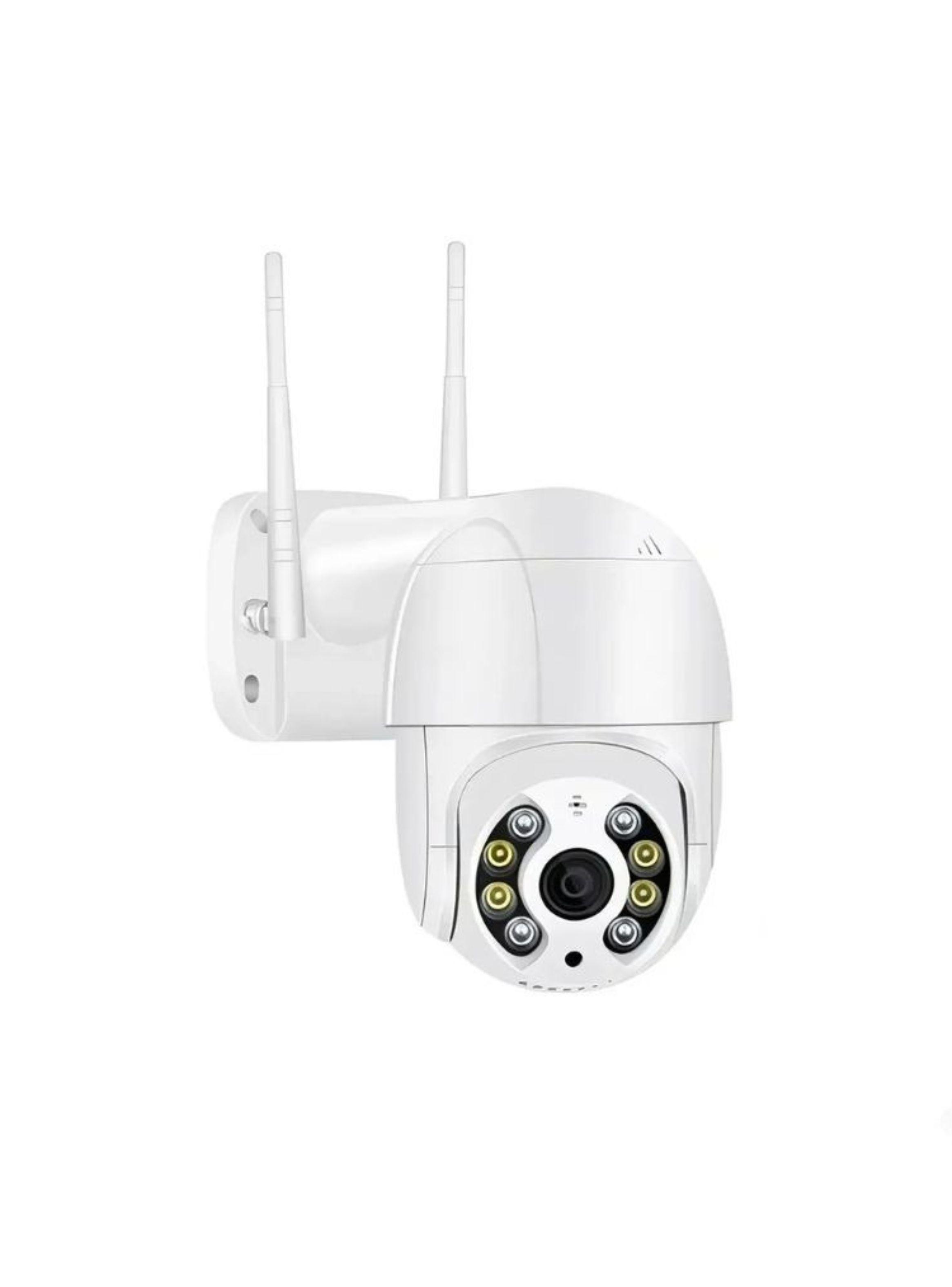 Cámara Seguridad Exterior Wifi Jortan Full Color 360 Grados-0