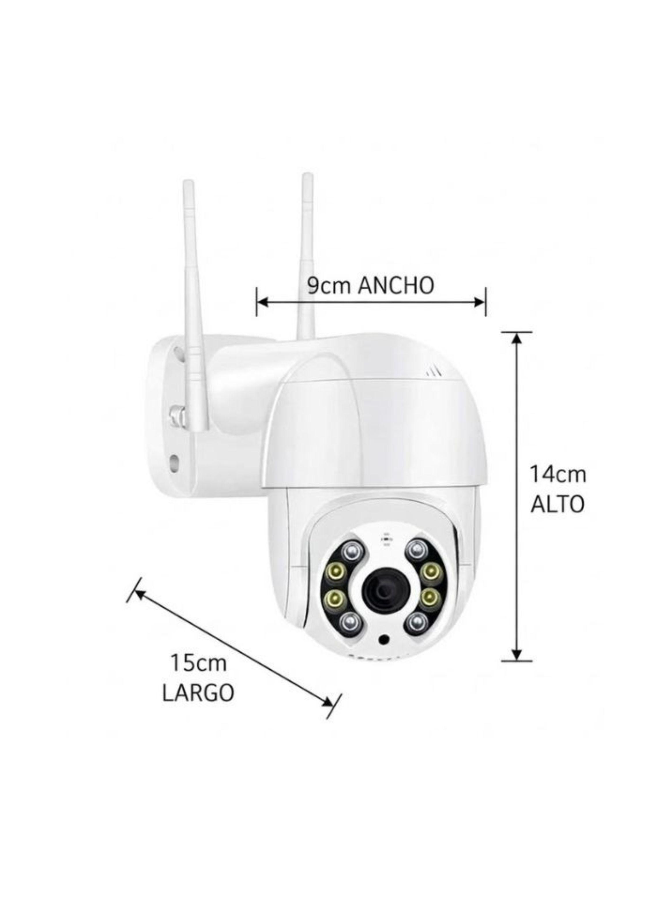 Cámara Seguridad Exterior Wifi Jortan Full Color 360 Grados-2