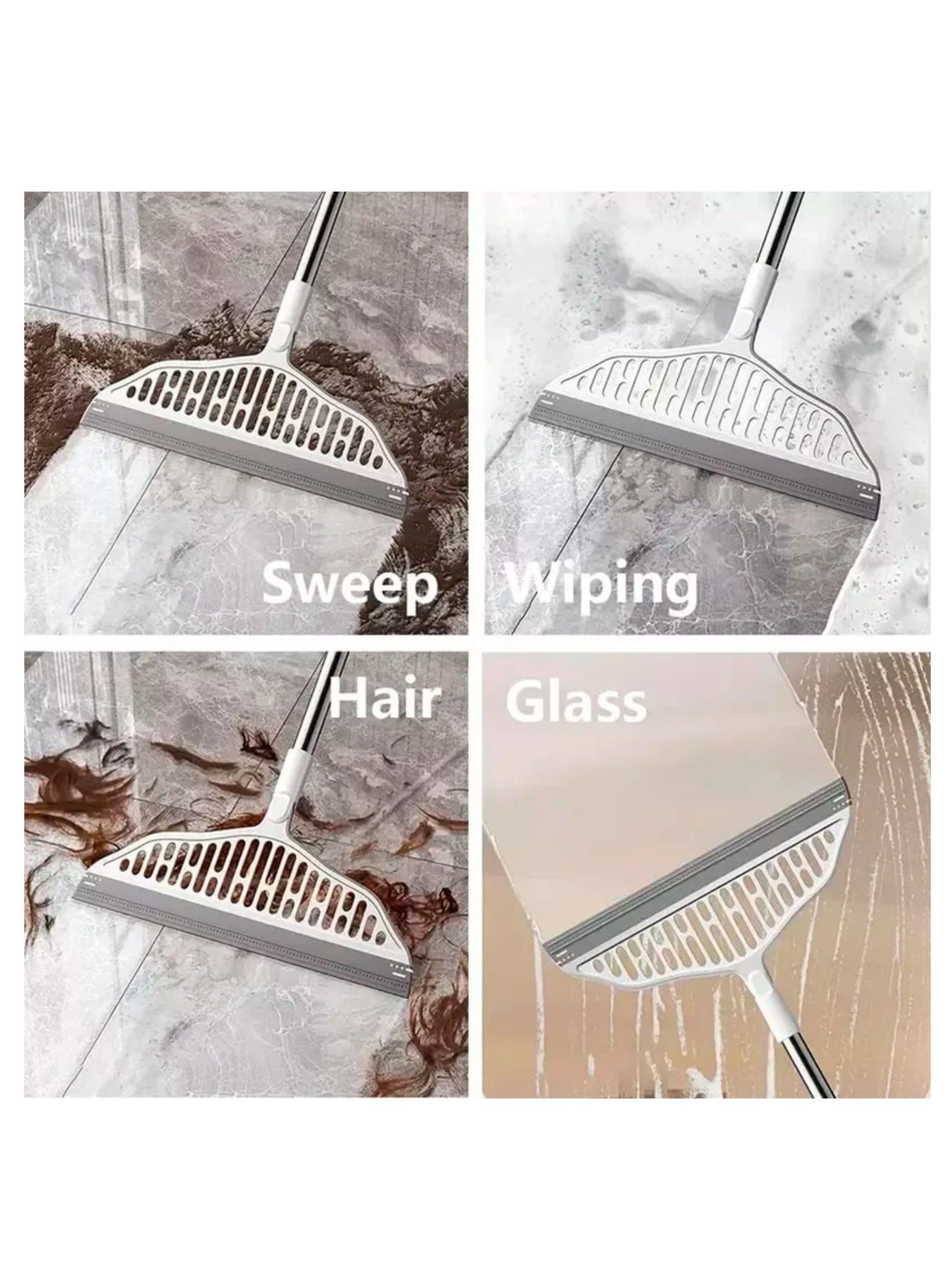 Escoba Rastrillo Lampazo De Silicona Para Piso Y Vidrios-2