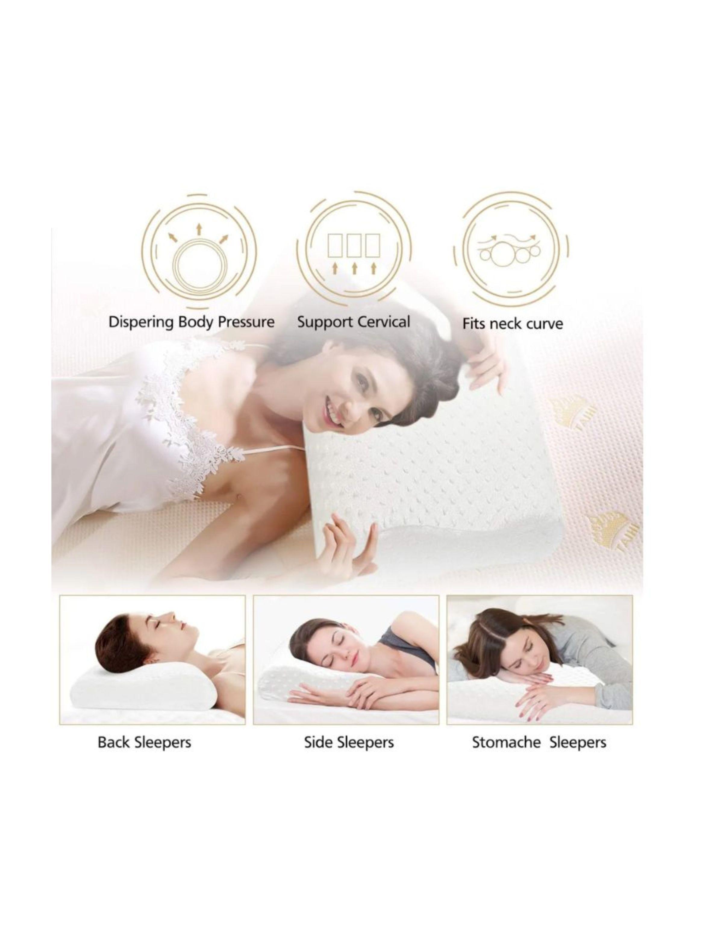 Almohada Ortopedica Viscoelastica Ajuste Cervical Pillow-5
