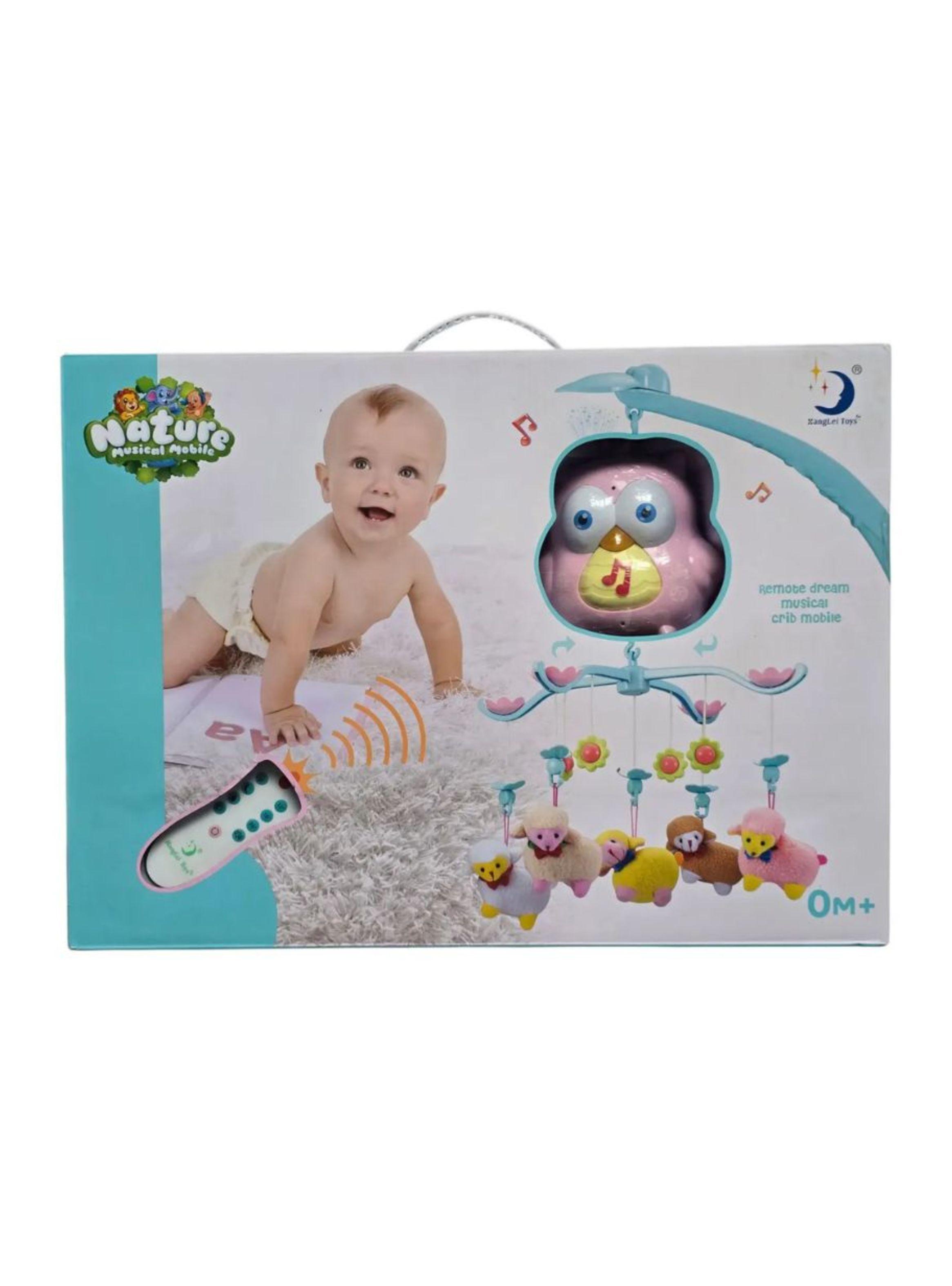 Móvil Musical para Cuna con Control Remoto y Proyector Bebé 0M+-1