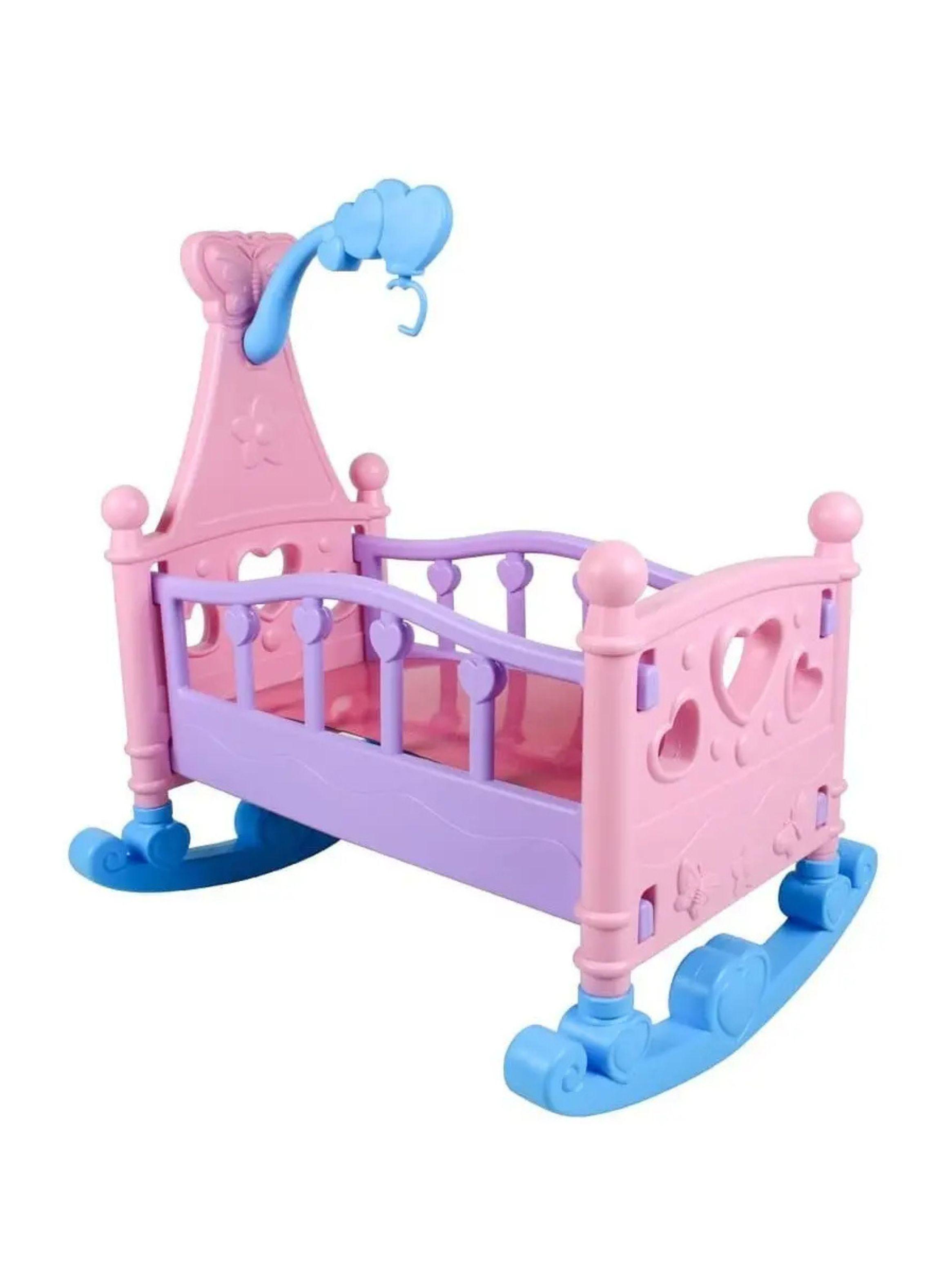 Cuna Mecedora Para Muñecas Juguete Sweet Baby Niñas-0