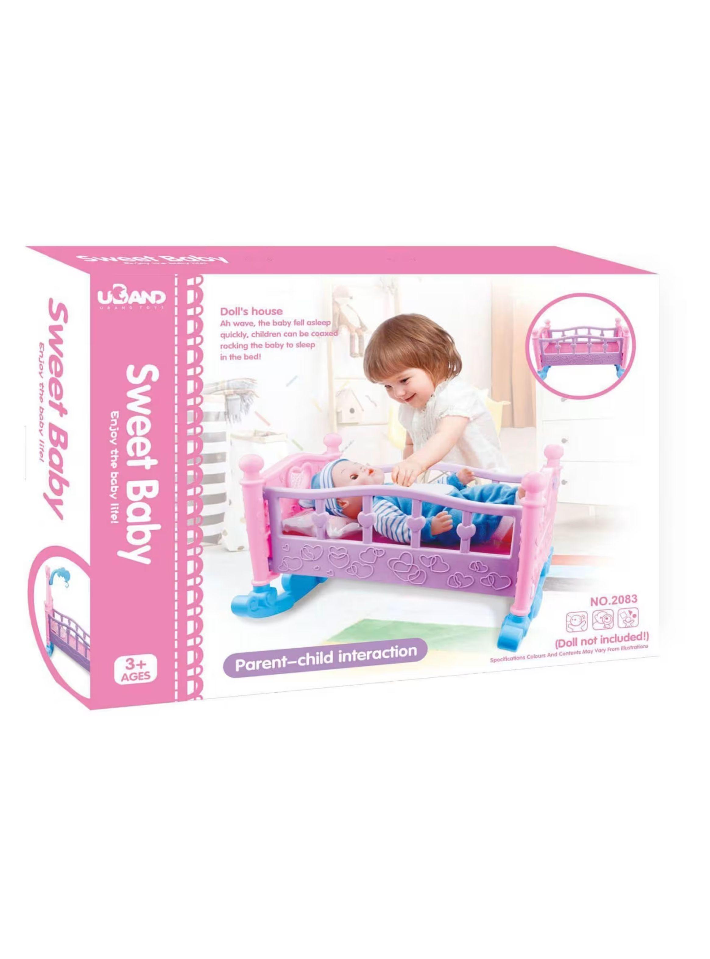 Cuna Mecedora Para Muñecas Juguete Sweet Baby Niñas-2