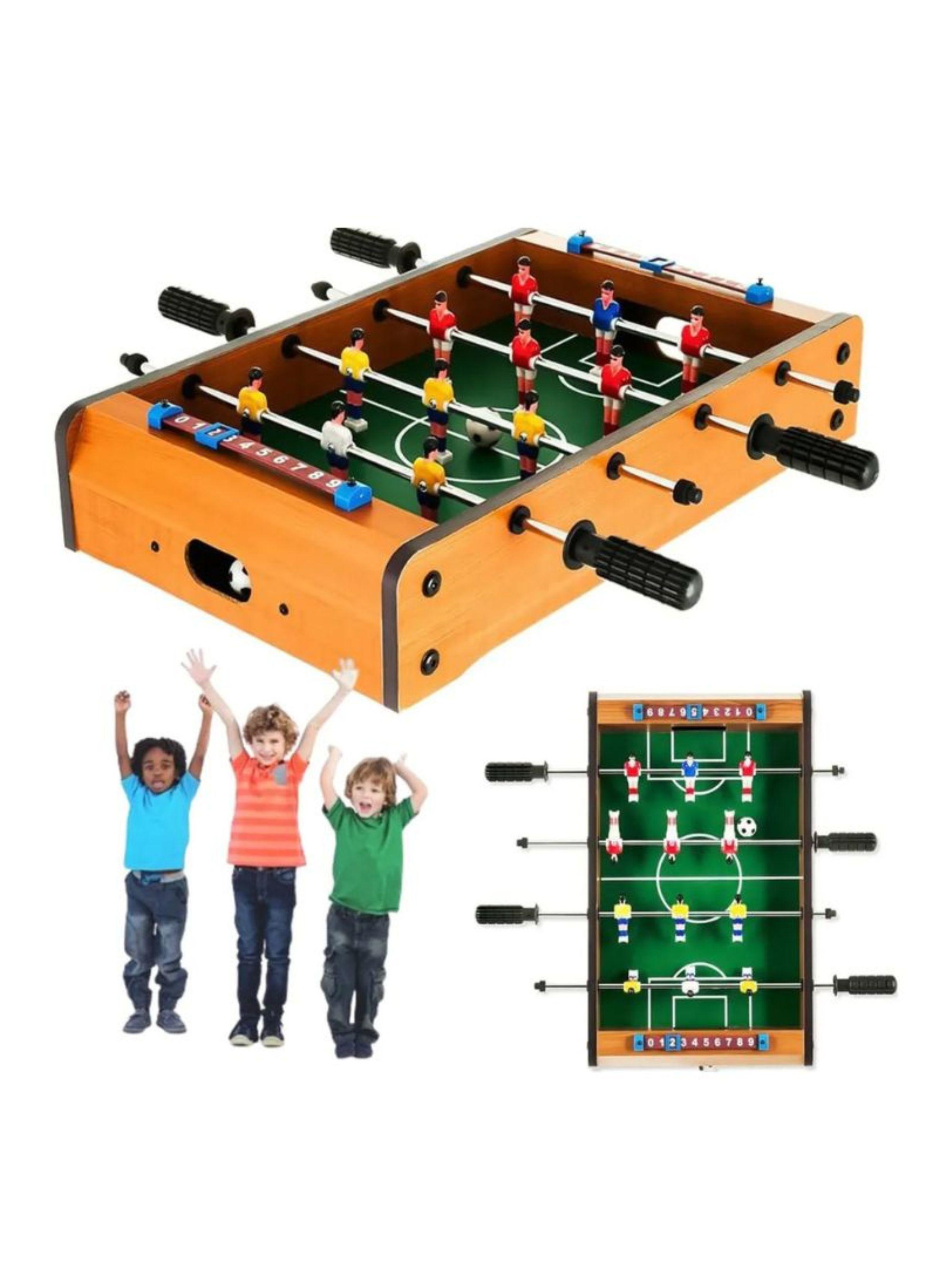 Mini Futbolín De Mesa Madera Taca Taca Portátil Juego-2