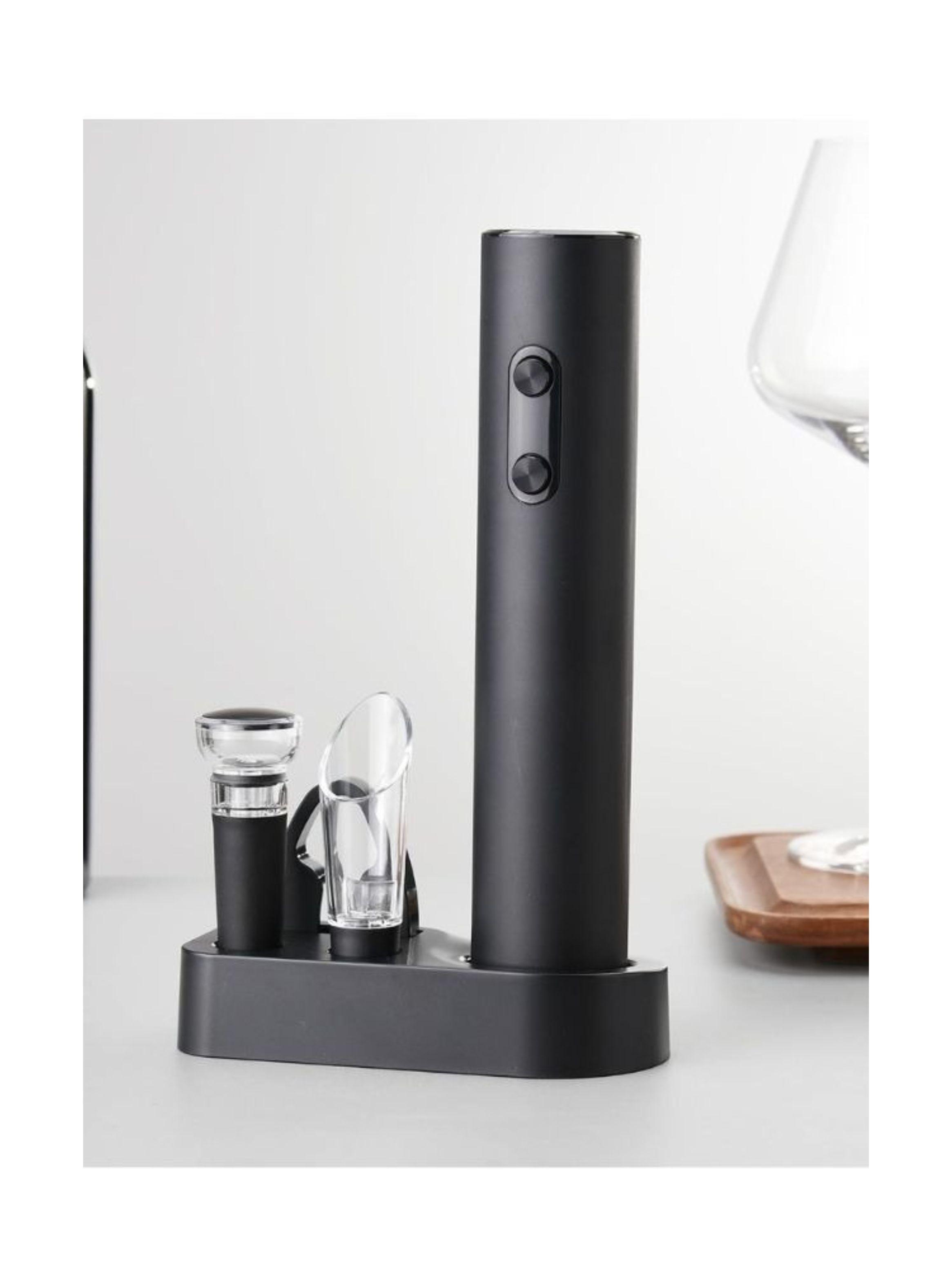 Set Saca Corchos Destapador de Vinos a Pilas-2