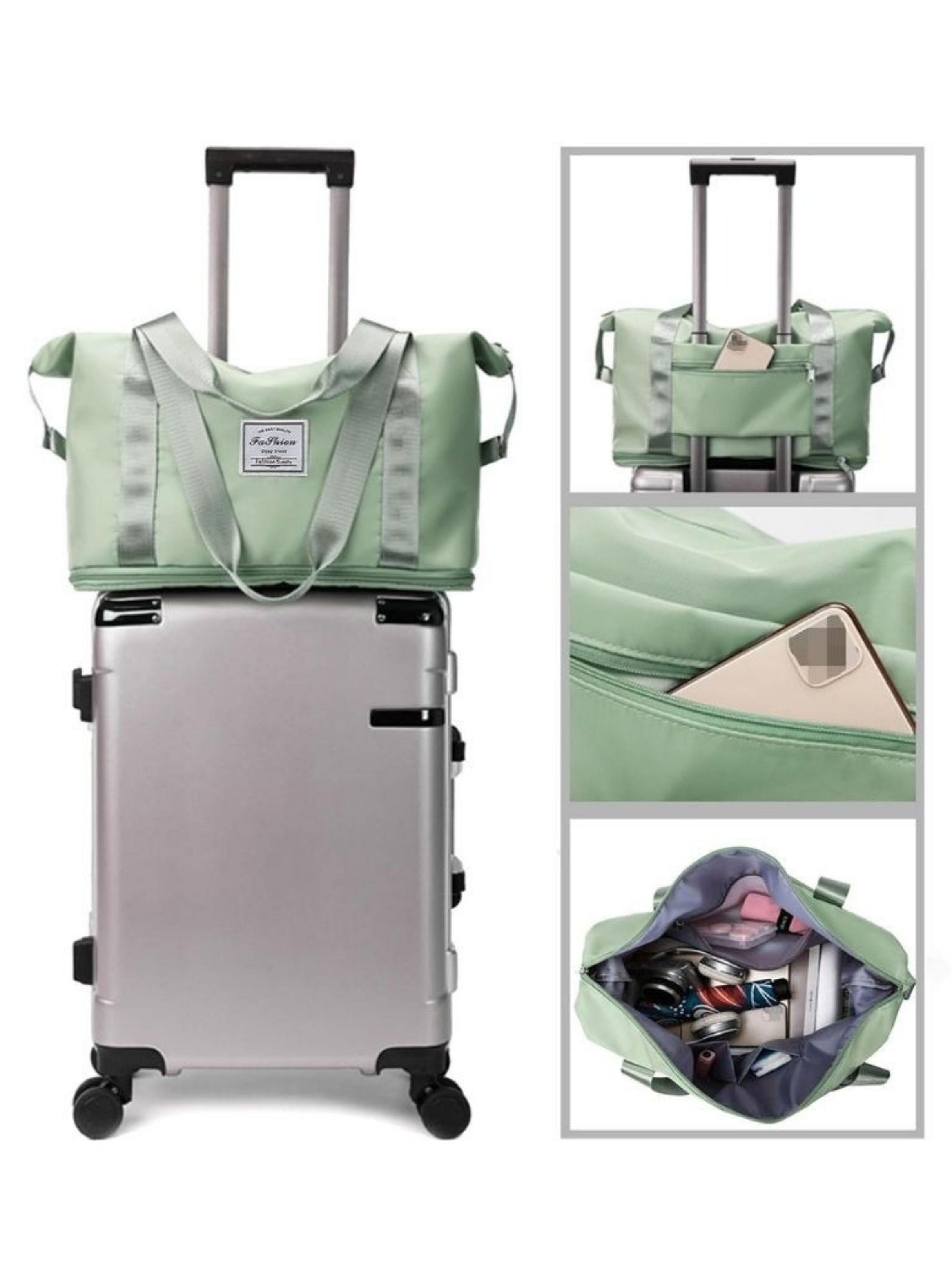 Bolso De Viaje Plegable Expandible Impermeable Bolso De Mano-1