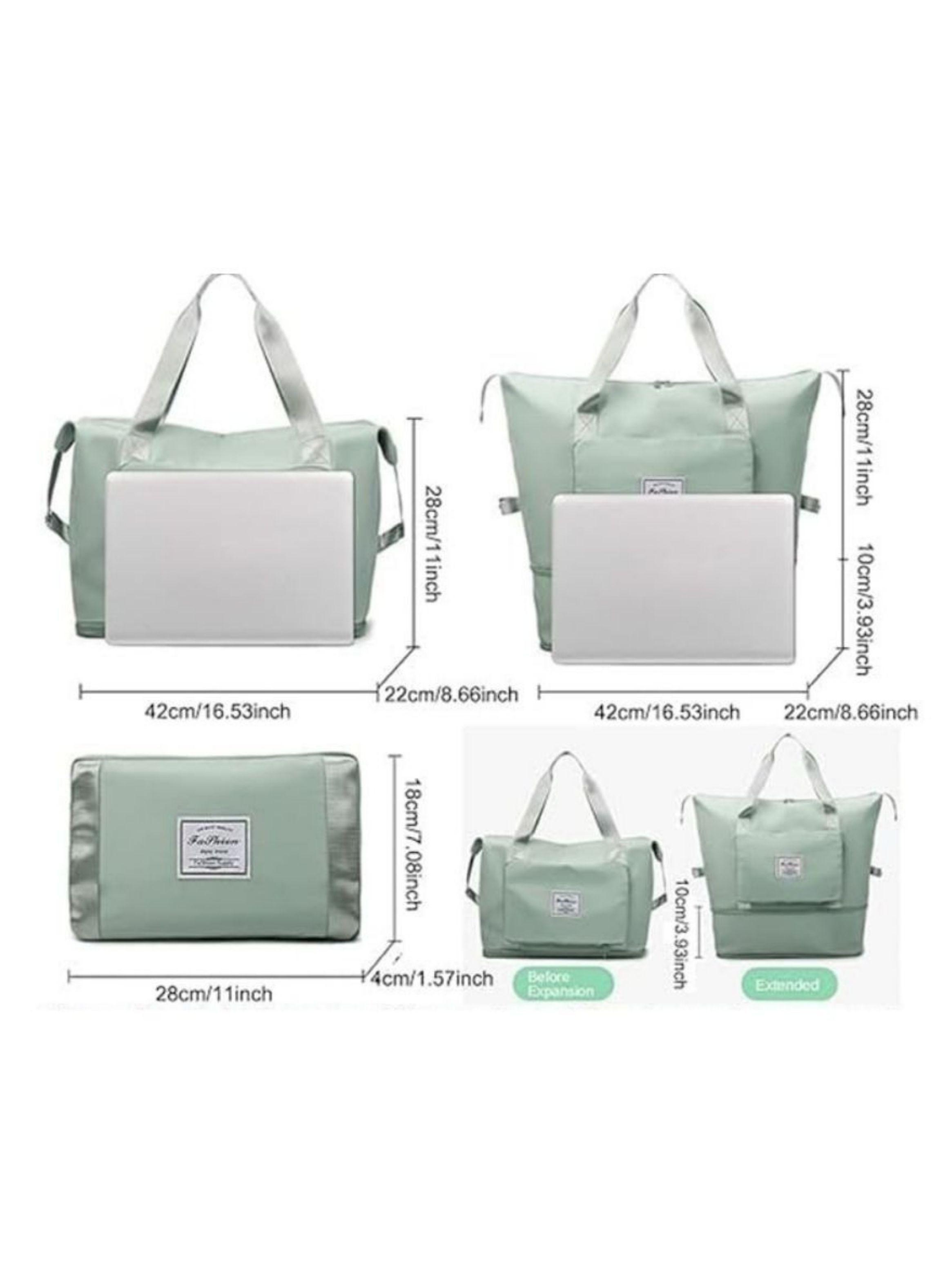 Bolso De Viaje Plegable Expandible Impermeable Bolso De Mano-3
