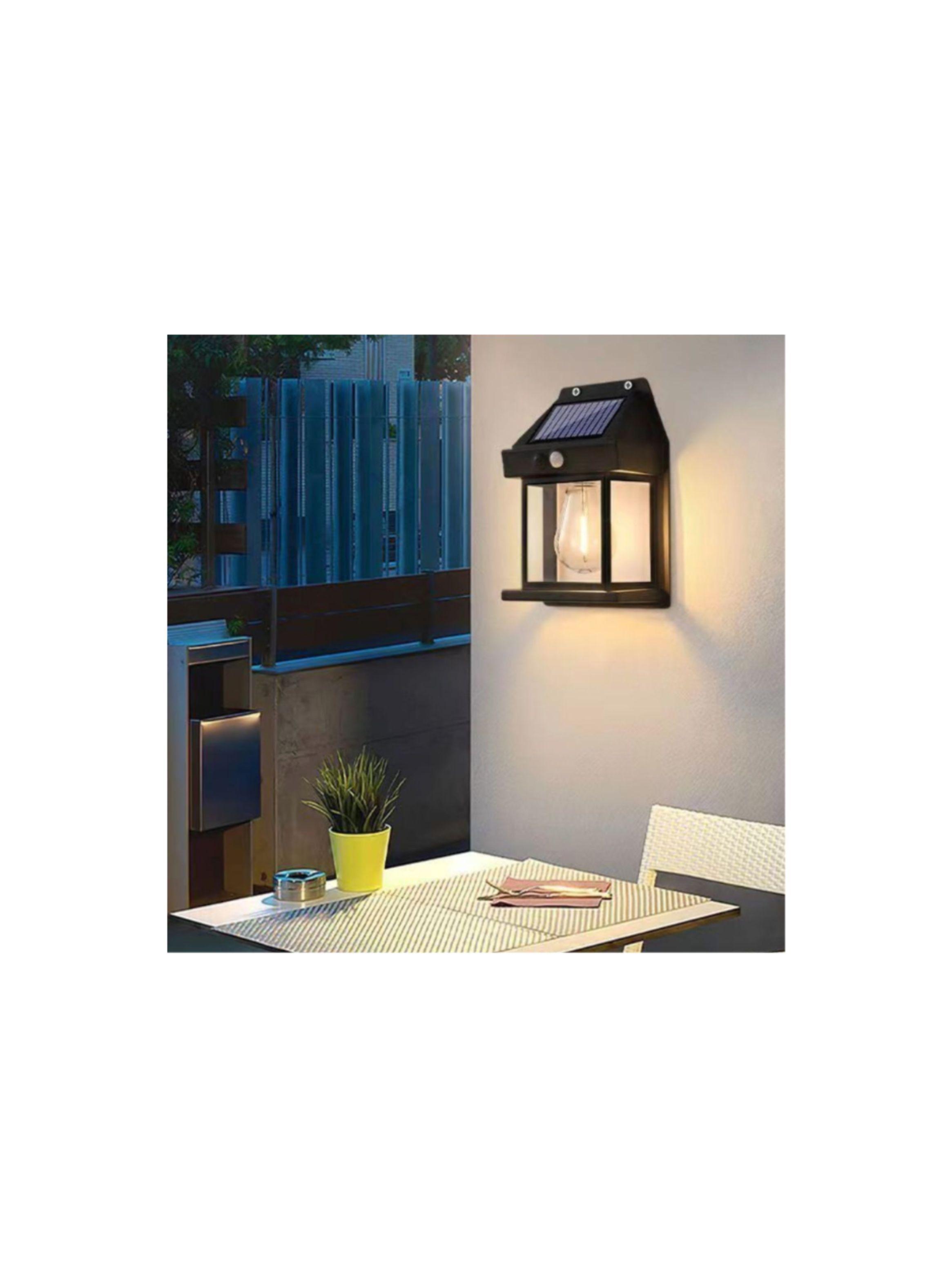 Lampara estaca solar para jardin exterior 1 foco con sensor-3