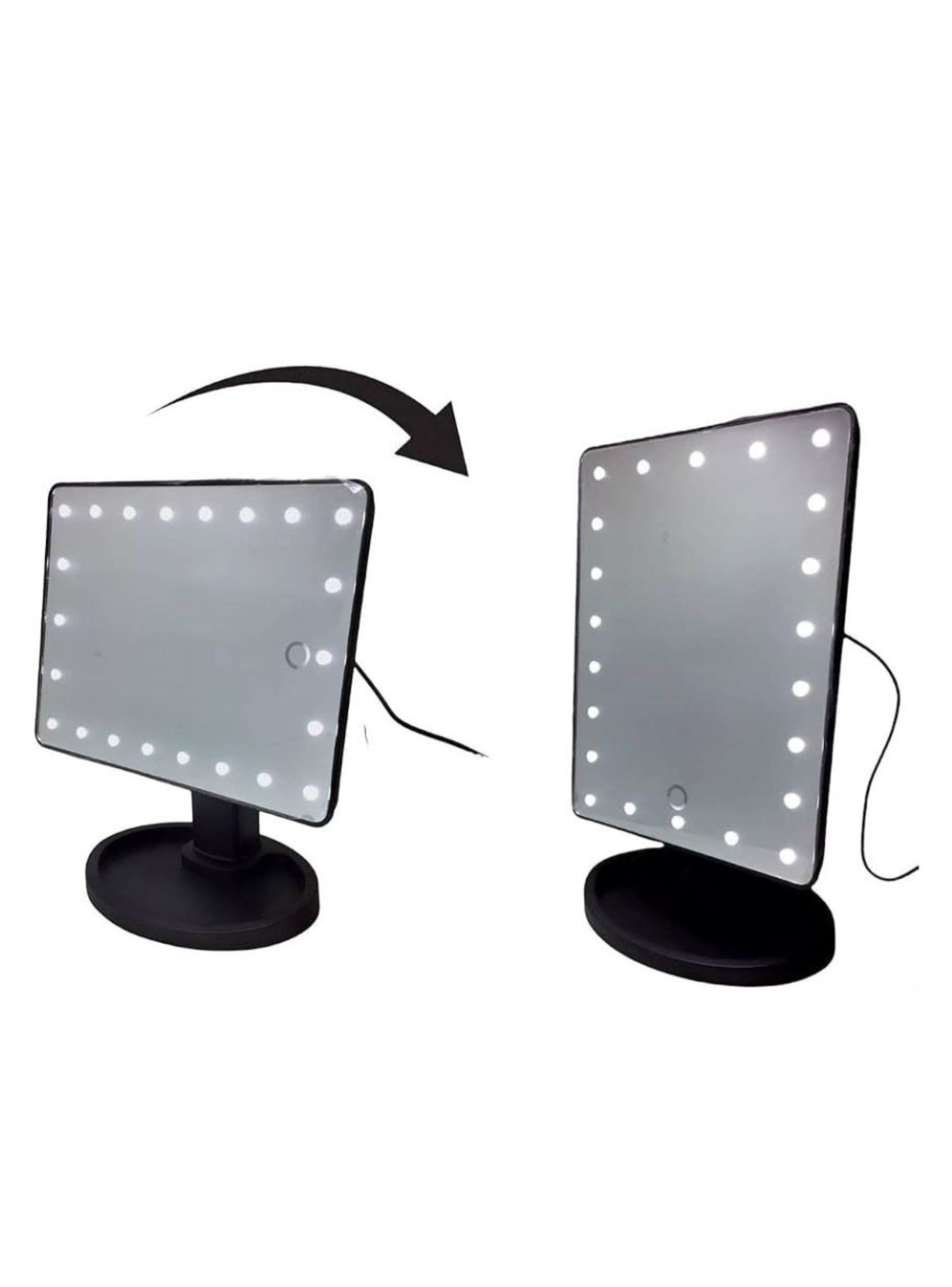 Espejo De Maquillaje Con Luces LED Bandeja-2