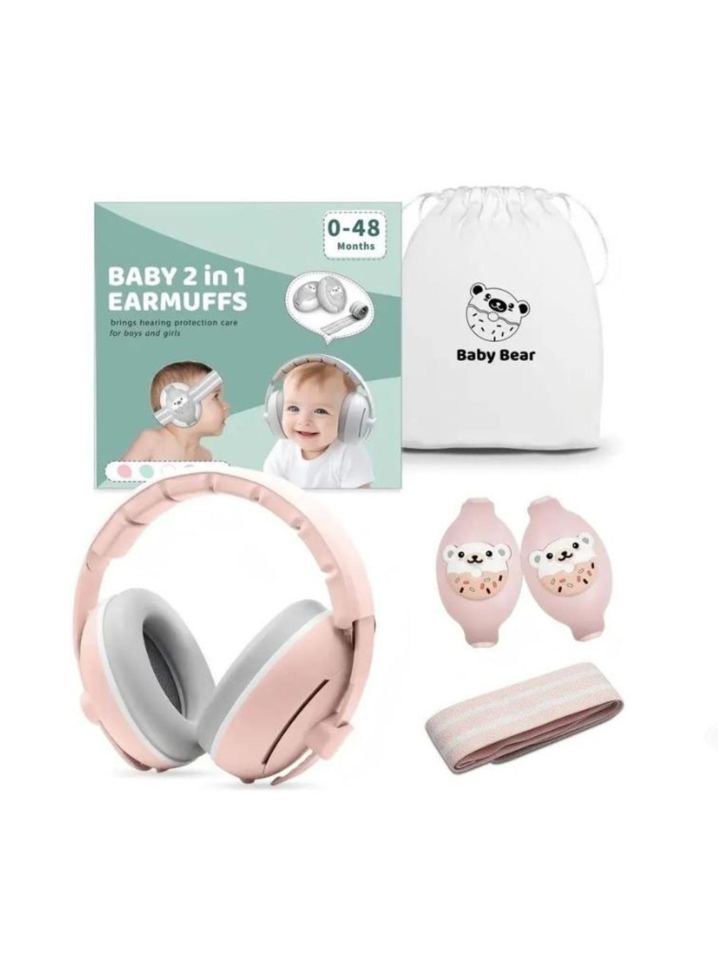  Audifonos Antiruido Bebe Protector Auditivo Orejeras -0