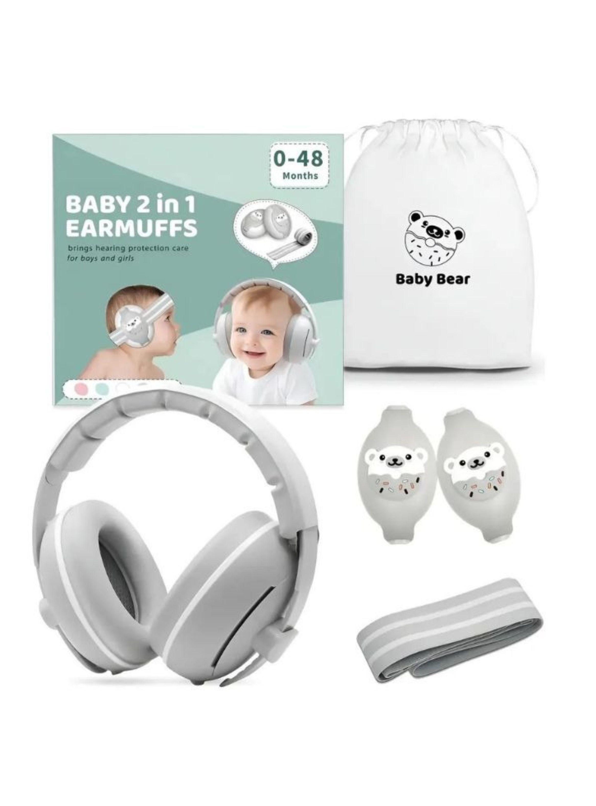  Audifonos Antiruido Bebe Protector Auditivo Orejeras -0