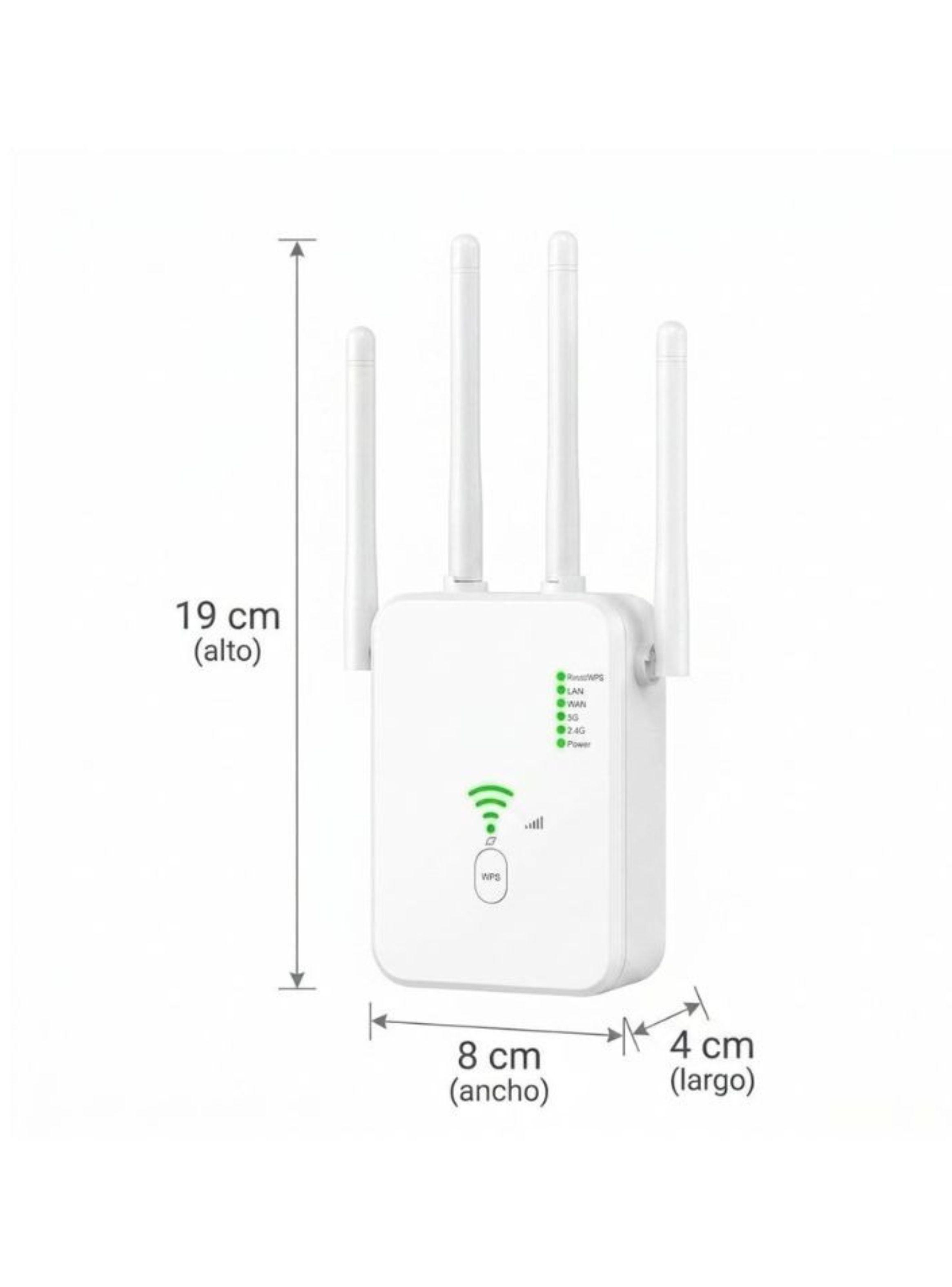 Repetidor Extensor Wifi 4 Antenas 300mbps Amplificador Señal Inalambrico-1