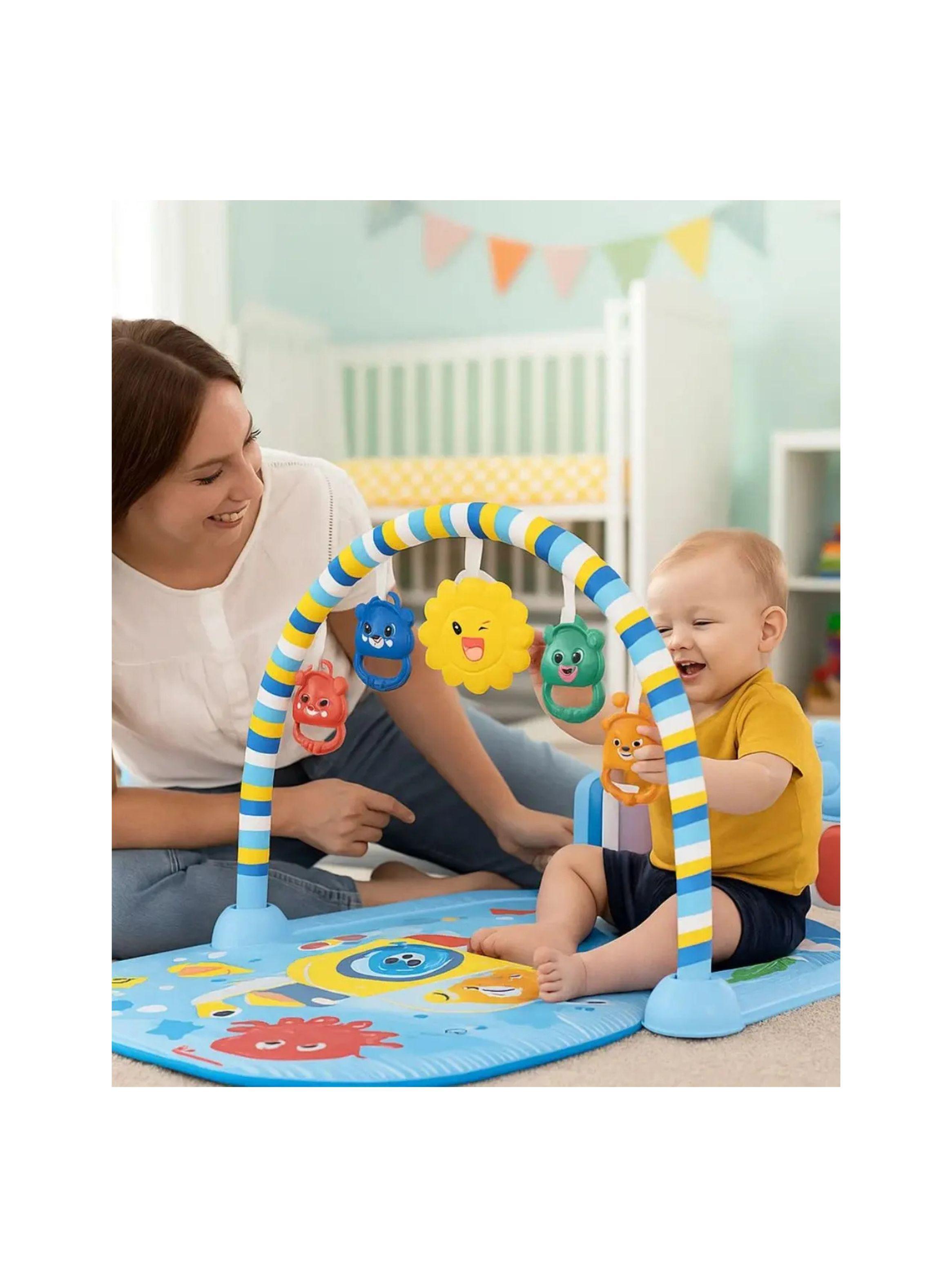Gimnasio Para Bebe Musical Con Piano Alfombra Estimulacion-2