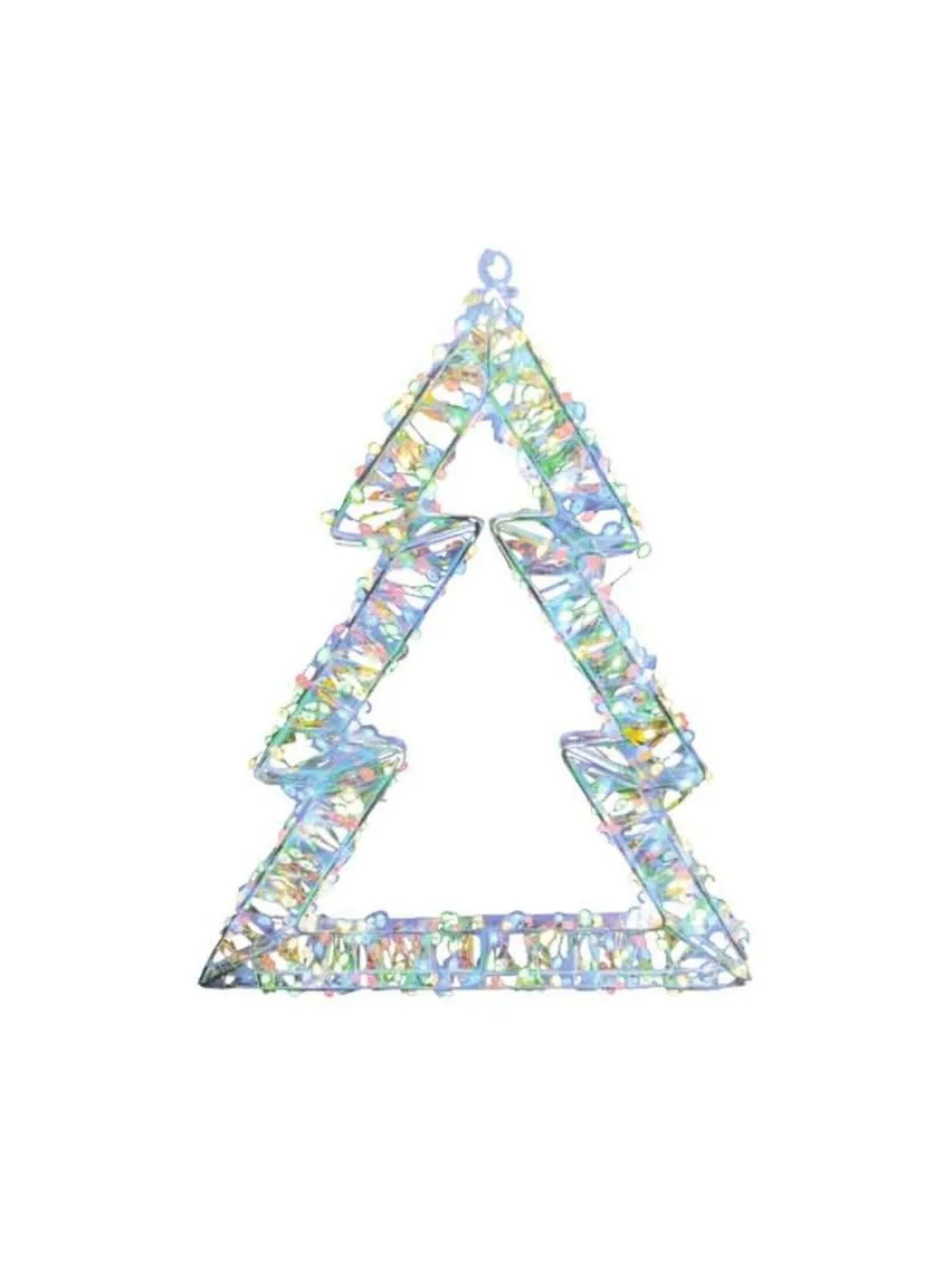 Árbol de Navidad Decorativo Colgante LED  41x36cm-0