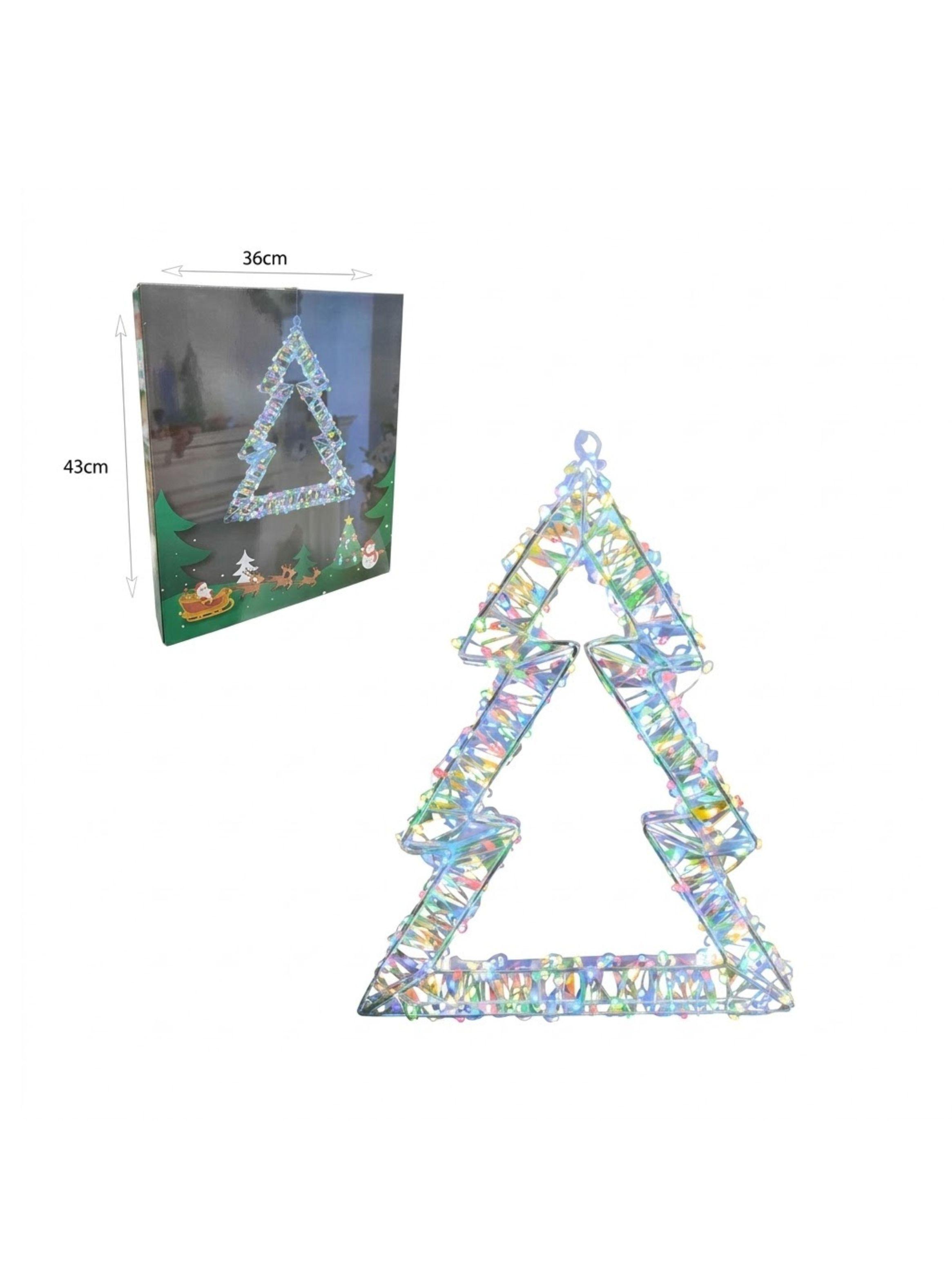 Árbol de Navidad Decorativo Colgante LED  41x36cm-2