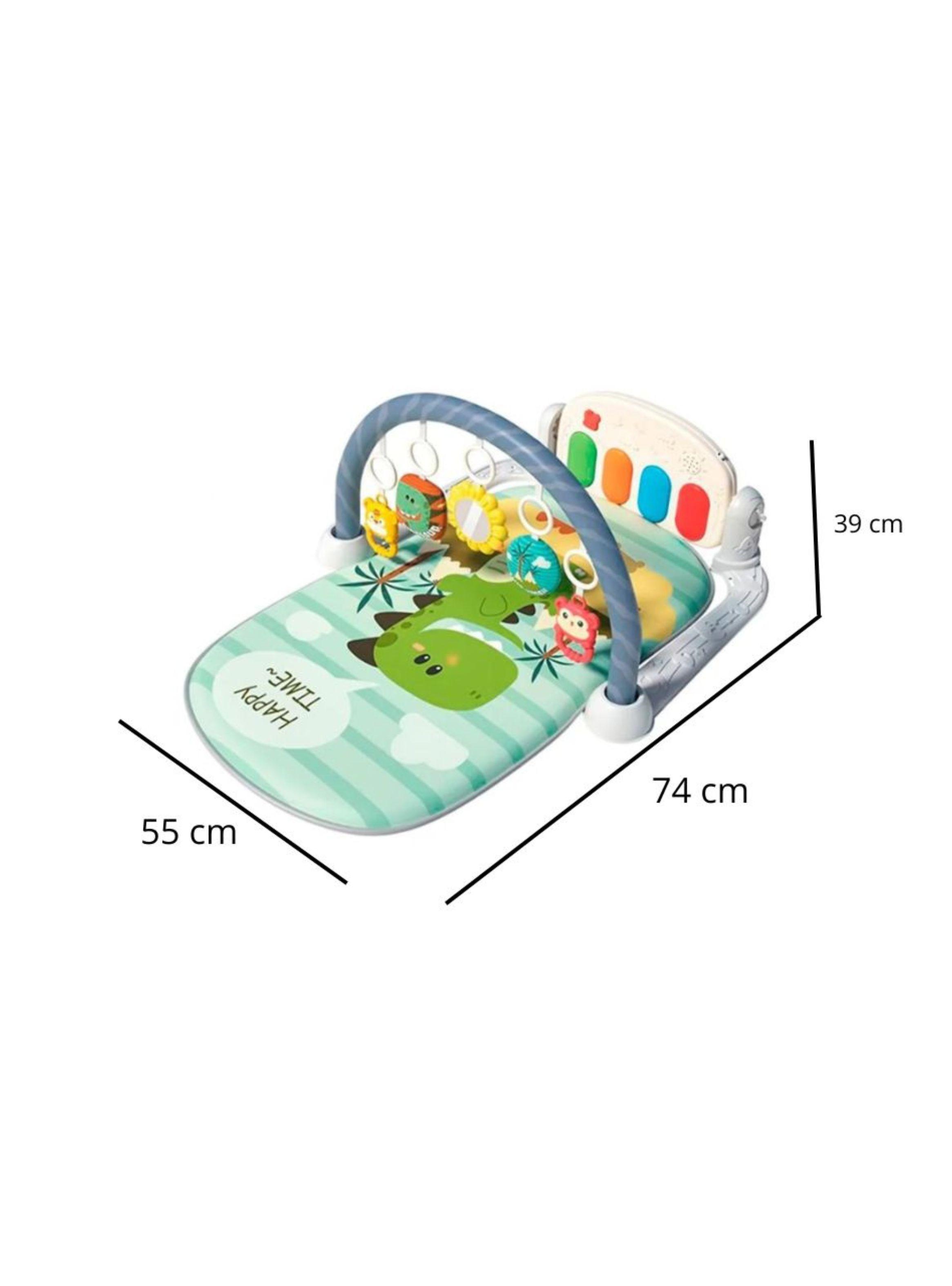Gimnasio Con Tapete Piano Juguete Para Bebés Verde-2