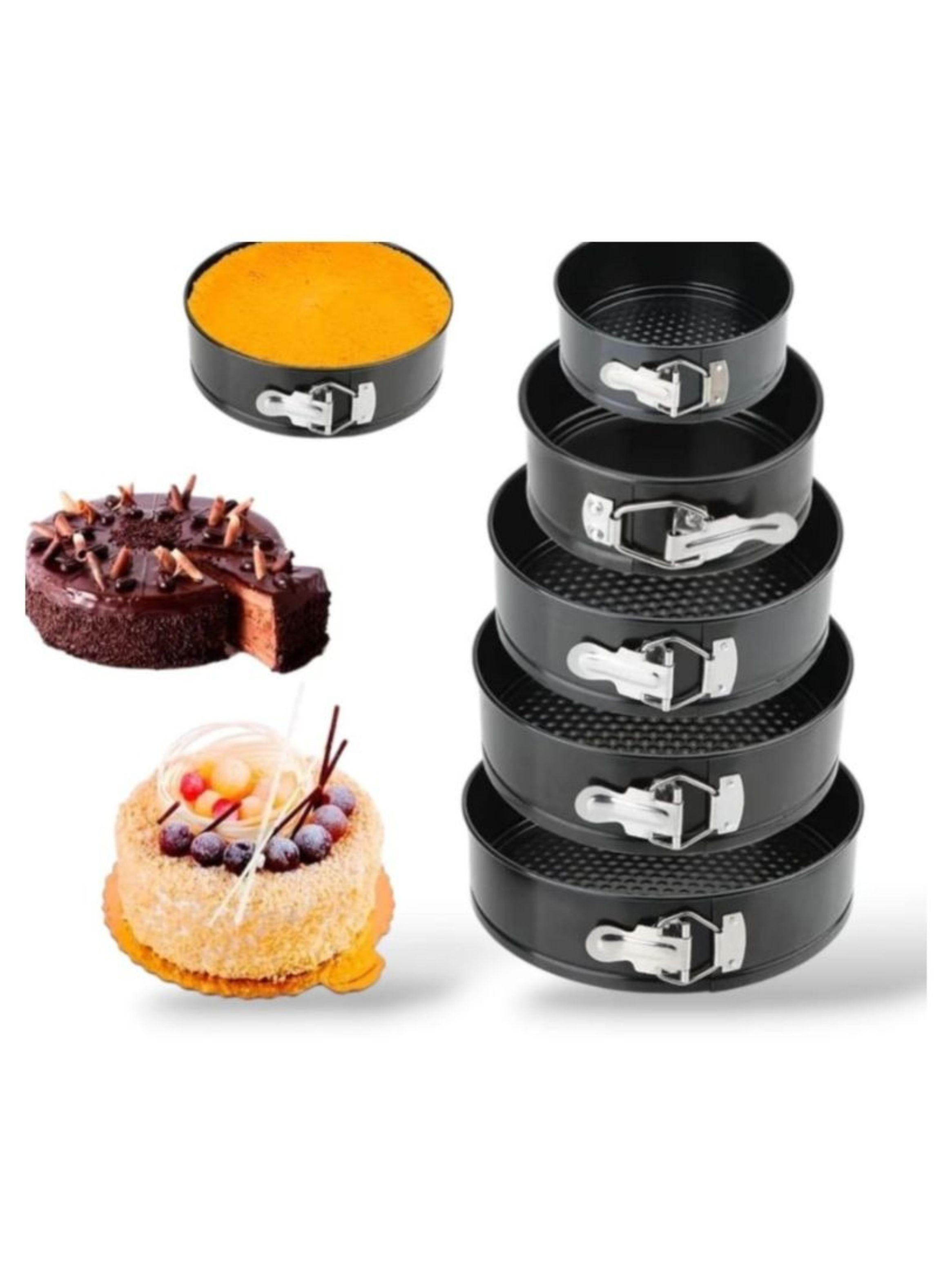 Set 6 Moldes Desmontables Repostería Tortas-2