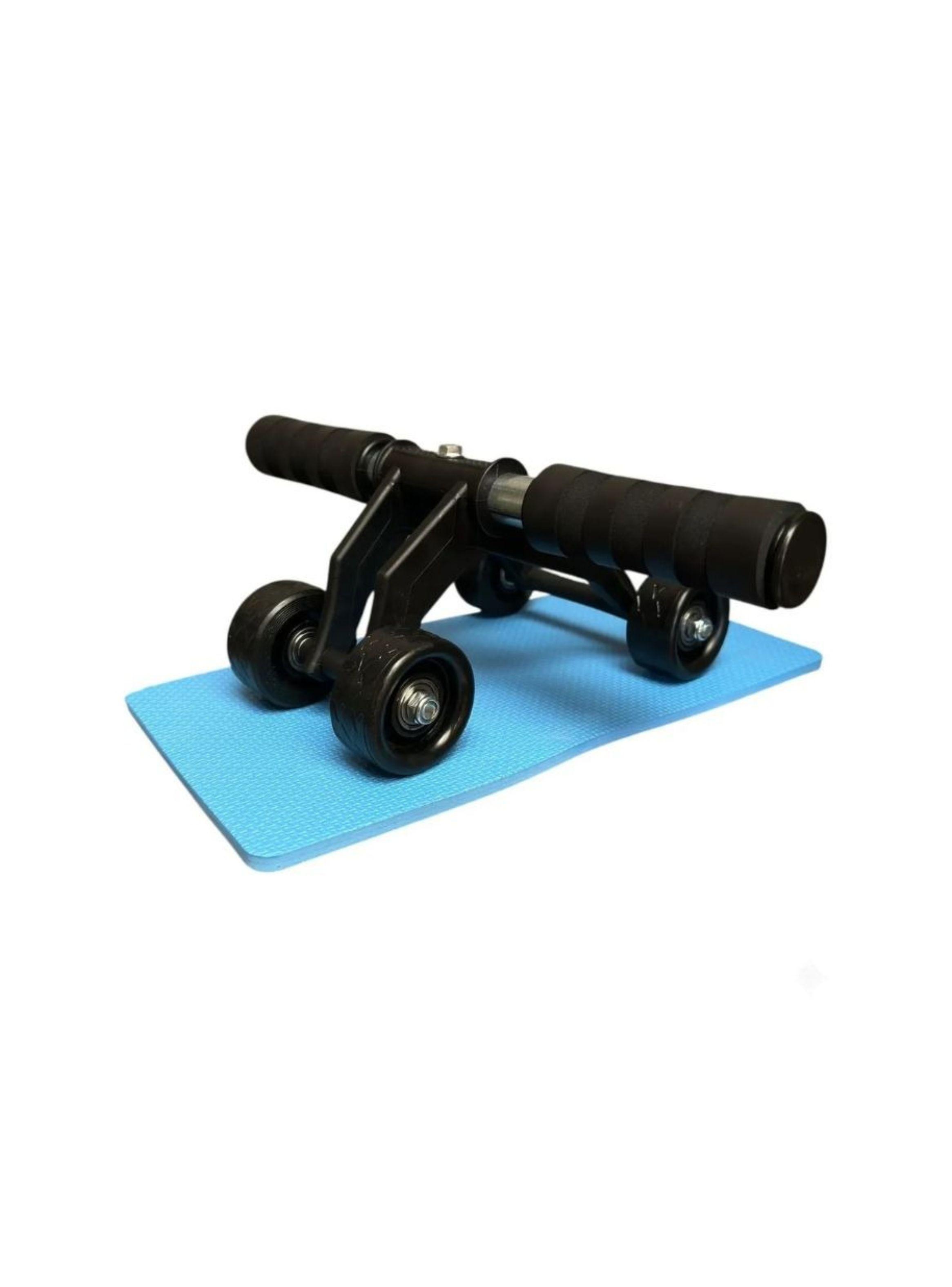 Rueda Abdominal Carro De 4 Ruedas Con Apoyo-3