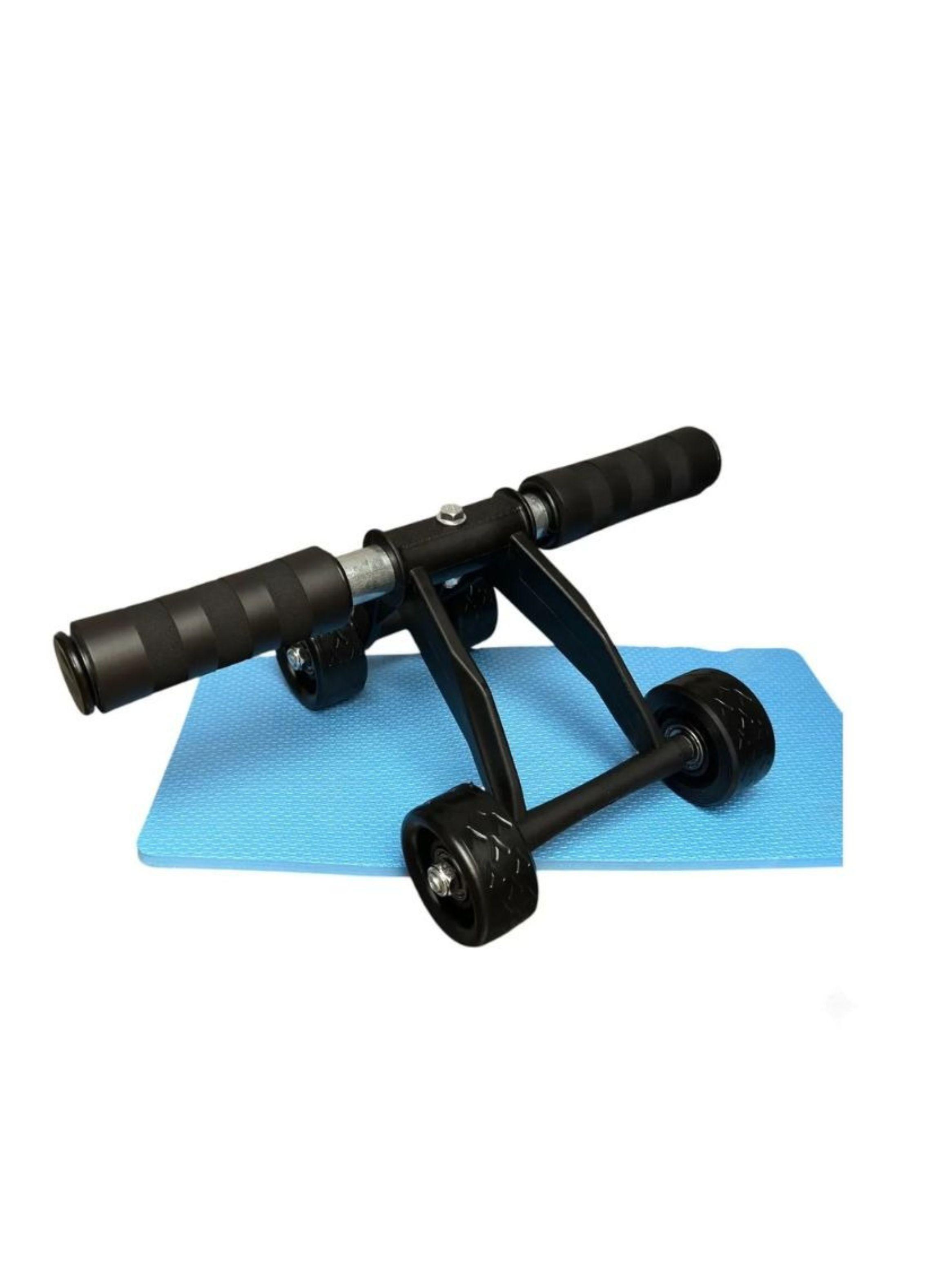 Rueda Abdominal Carro De 4 Ruedas Con Apoyo-4