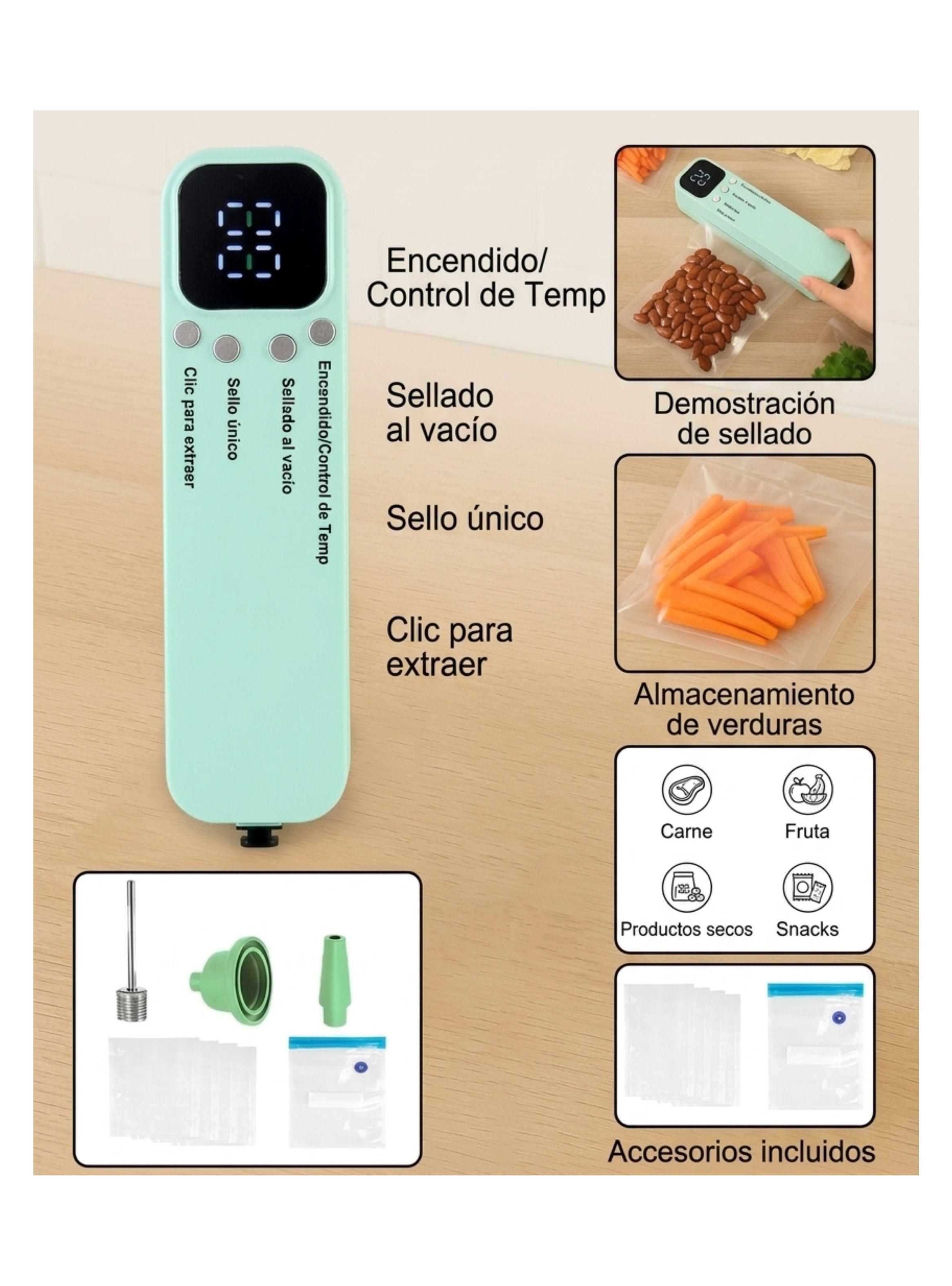 Sellador Al Vacio Automatico Portatil Maquina De Sellar-1