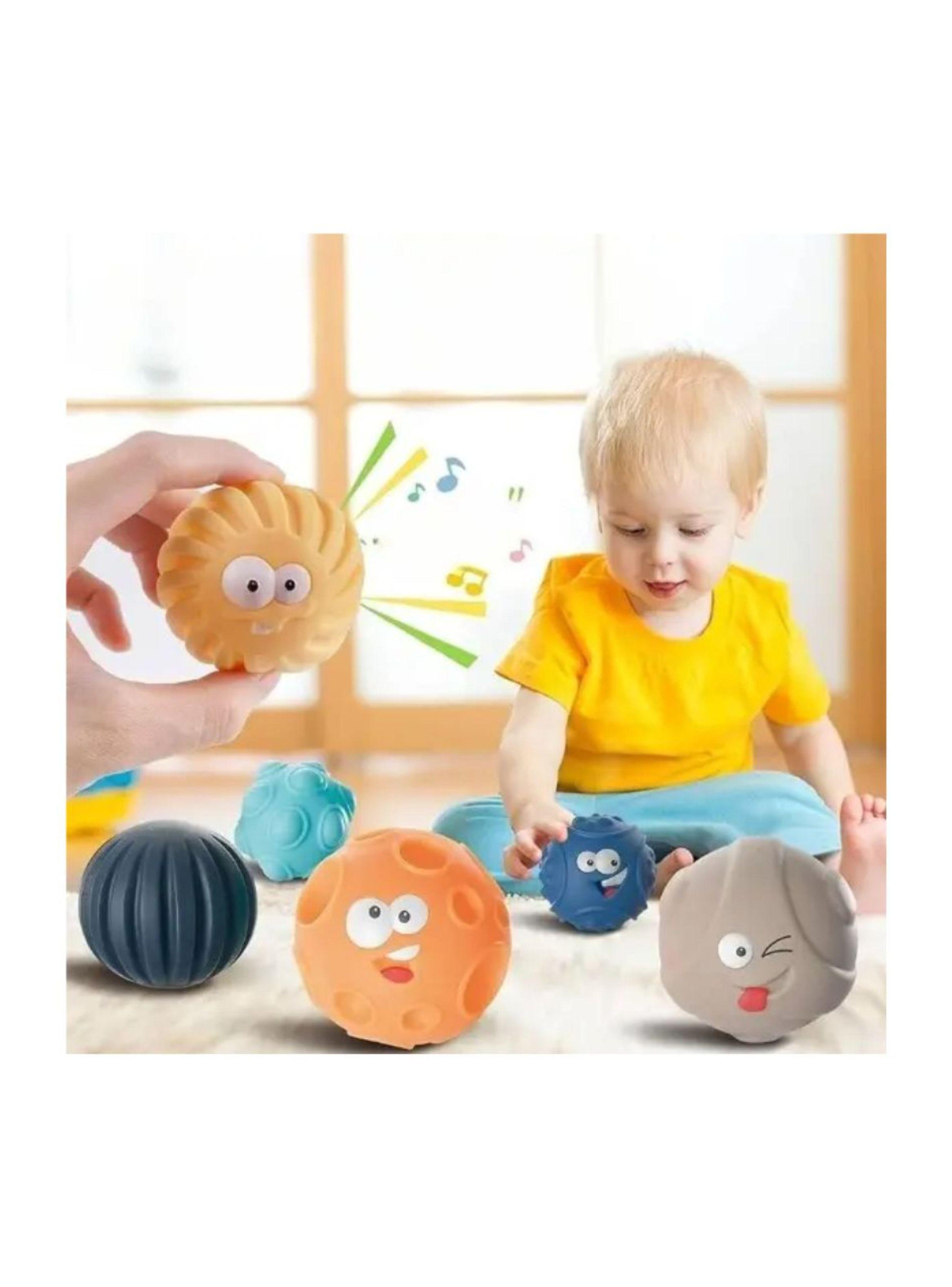 Jenga Juguete Sensorial 6 Piezas Pelota De Goma Suave-4