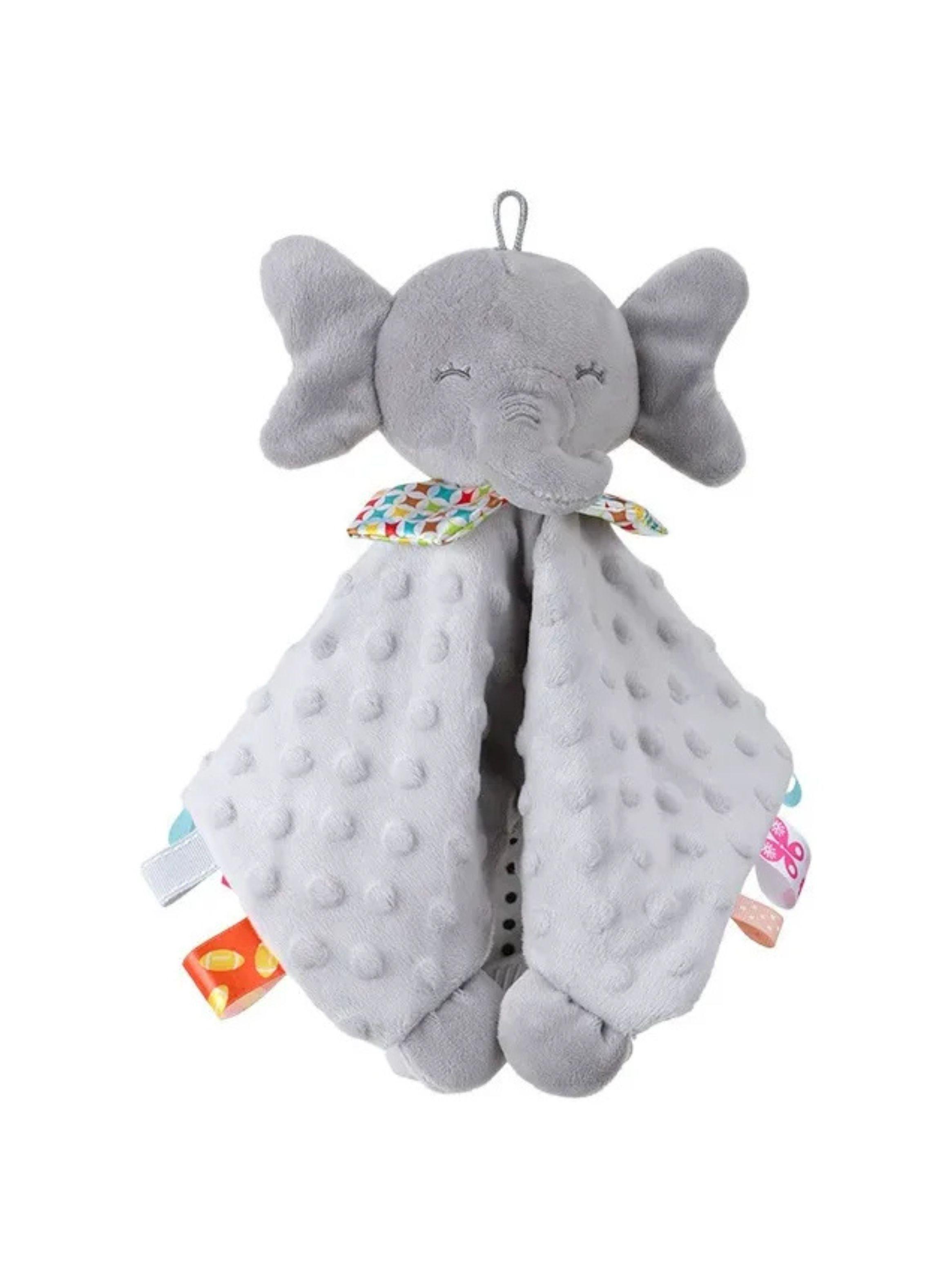 Tuto De Apego Sensorial Para Bebé Manta Seguridad Elefante-0