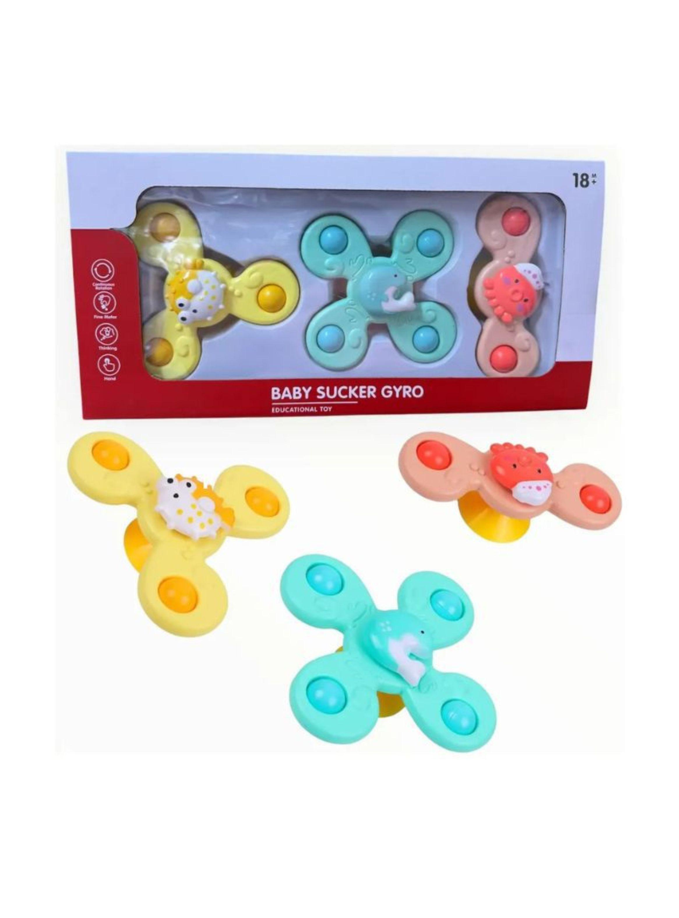  Juguete Giratorio Spinner Con Ventosa Para Bebes-2