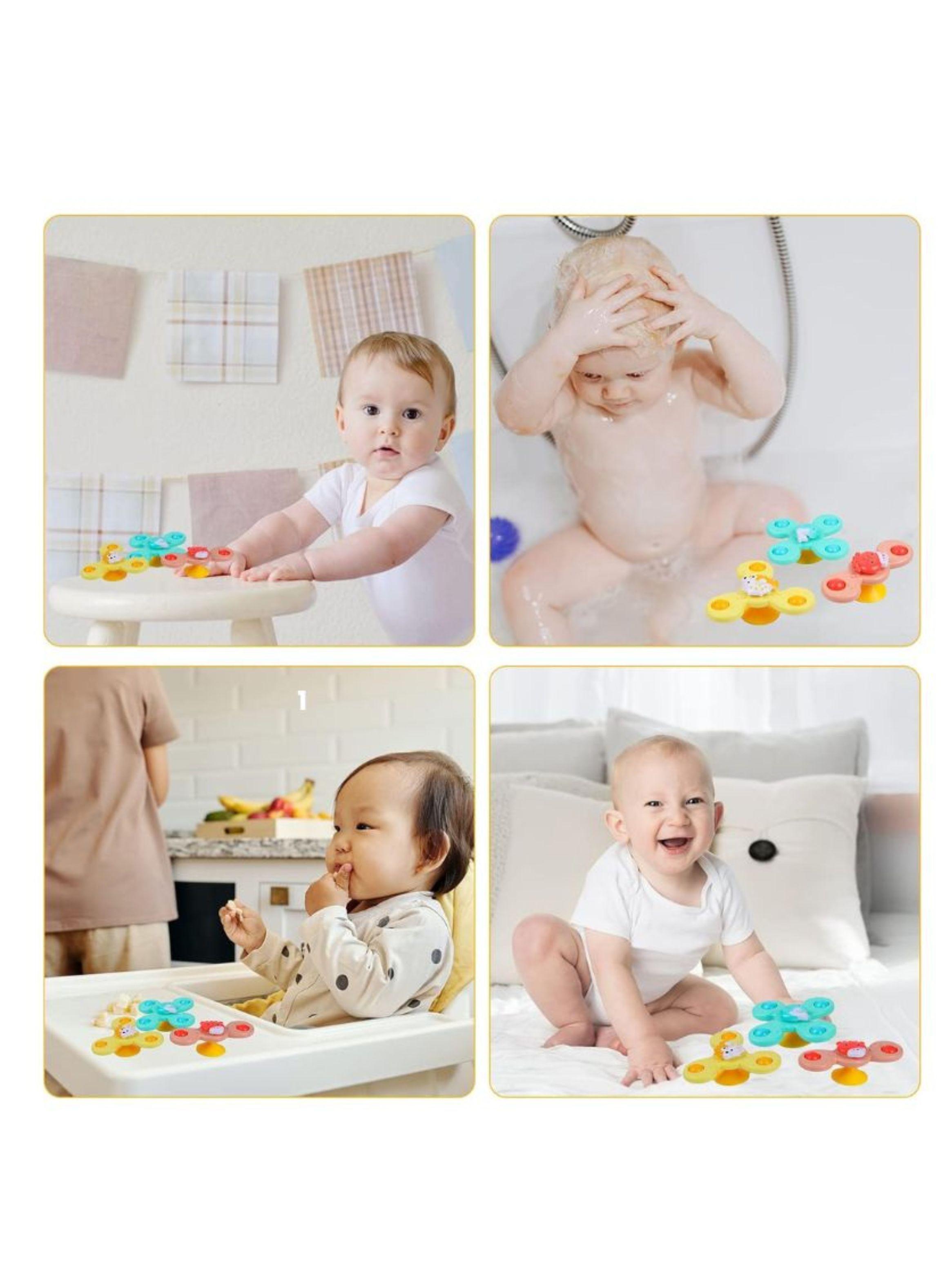  Juguete Giratorio Spinner Con Ventosa Para Bebes-3