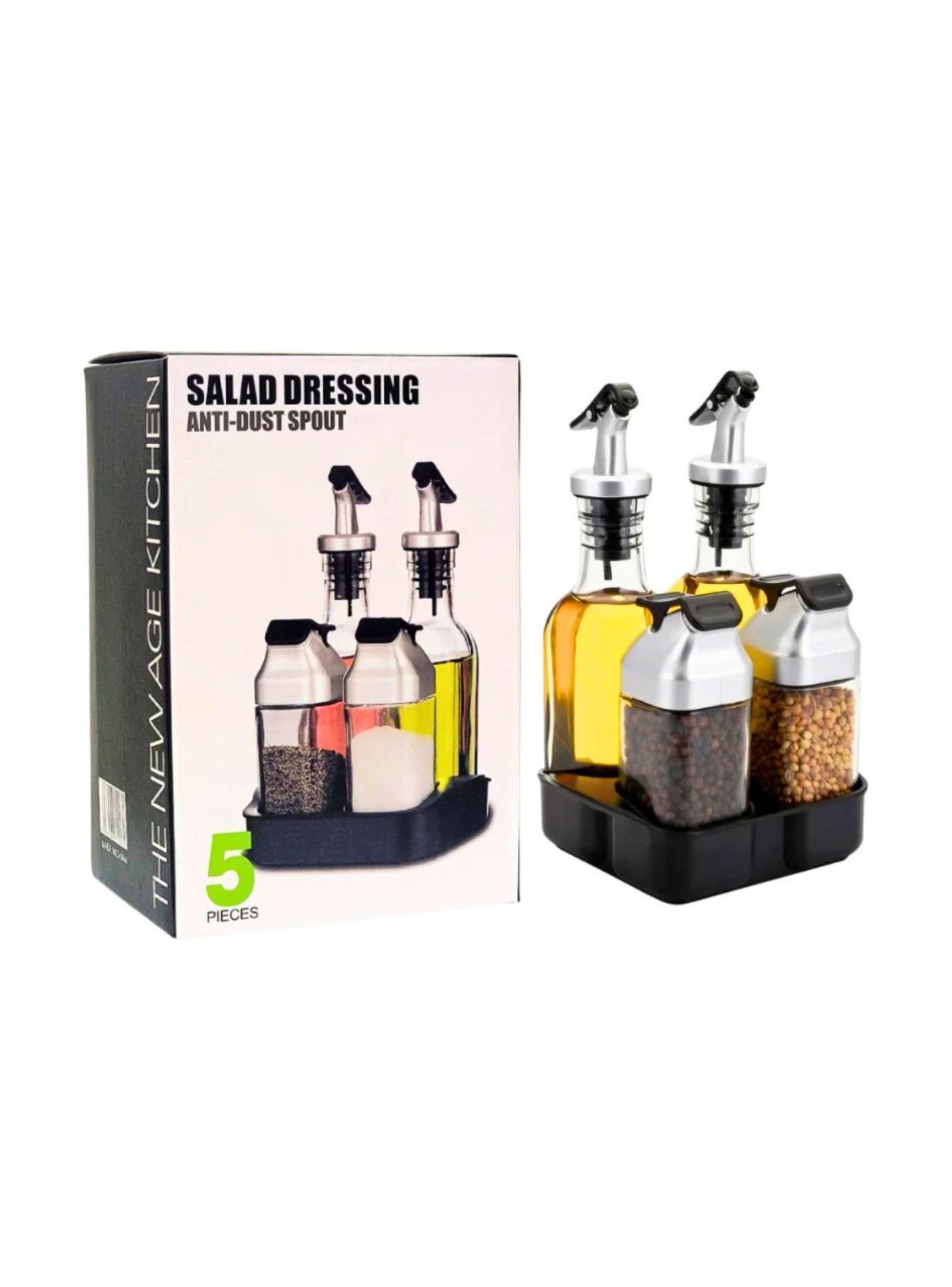 Organizador De Cocina Condimentero Set De 5 Piezas-0