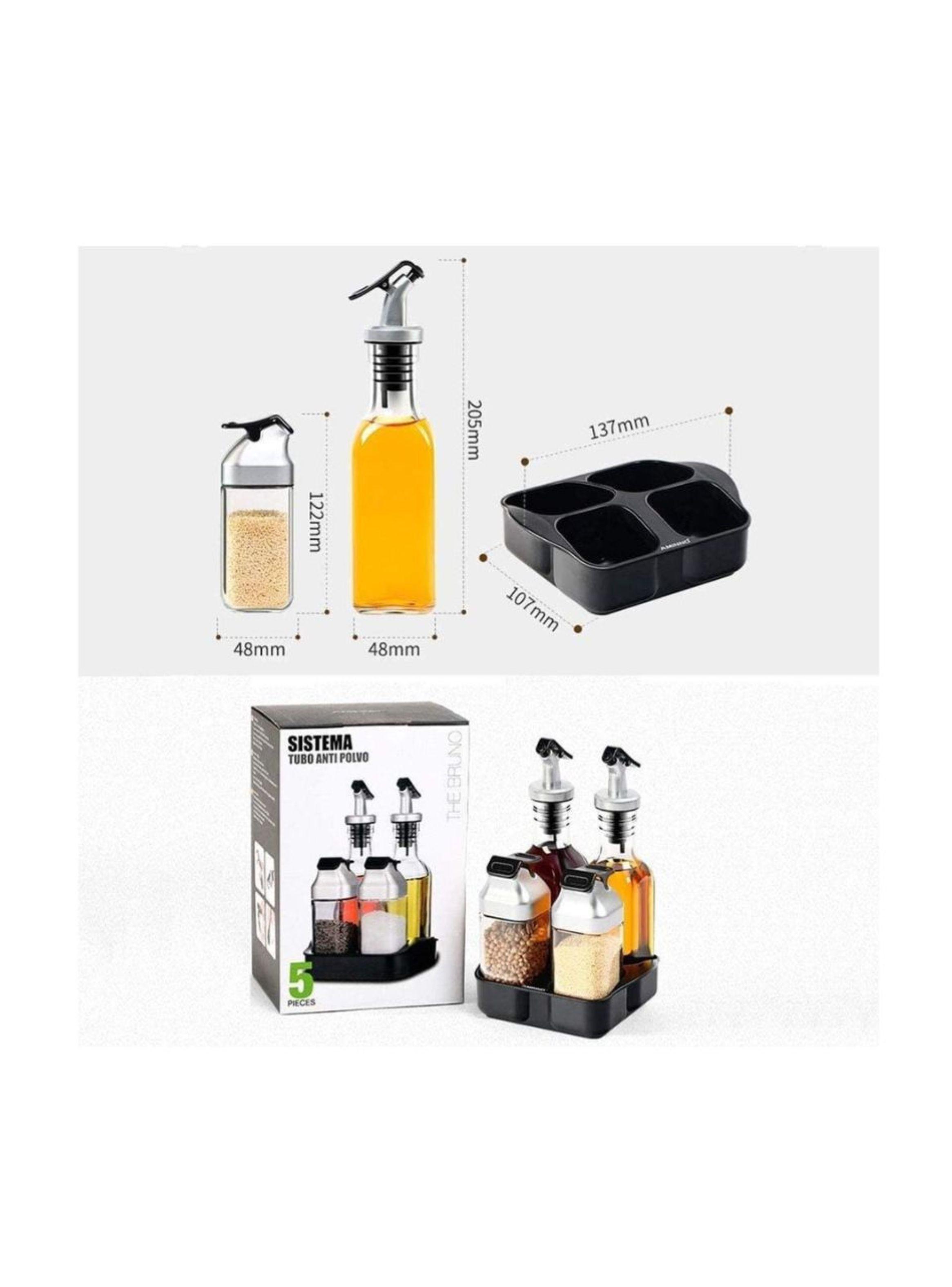 Organizador De Cocina Condimentero Set De 5 Piezas-2